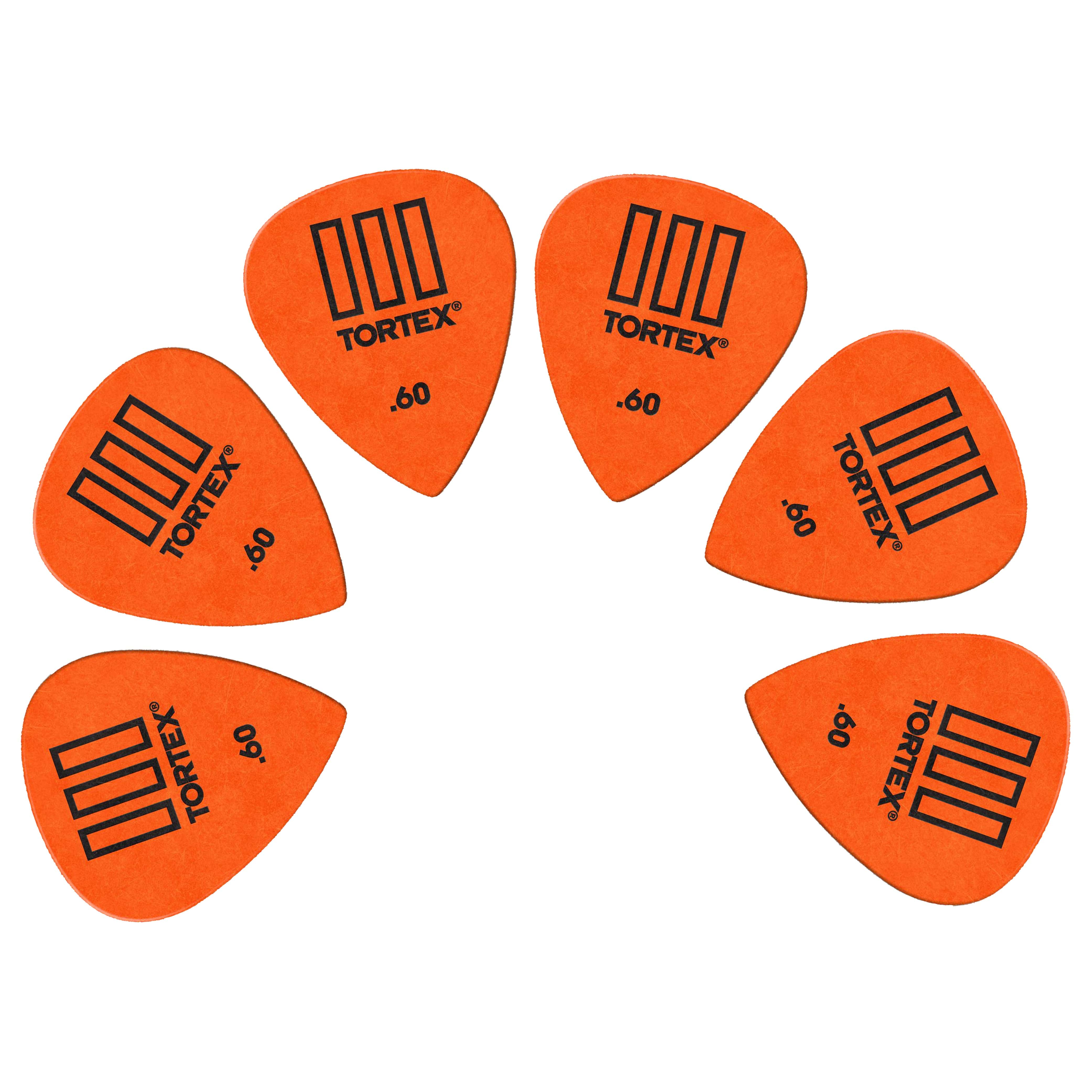 Dunlop 4620 Tortex III Guitar Picks - Pack of 6 - Image 3