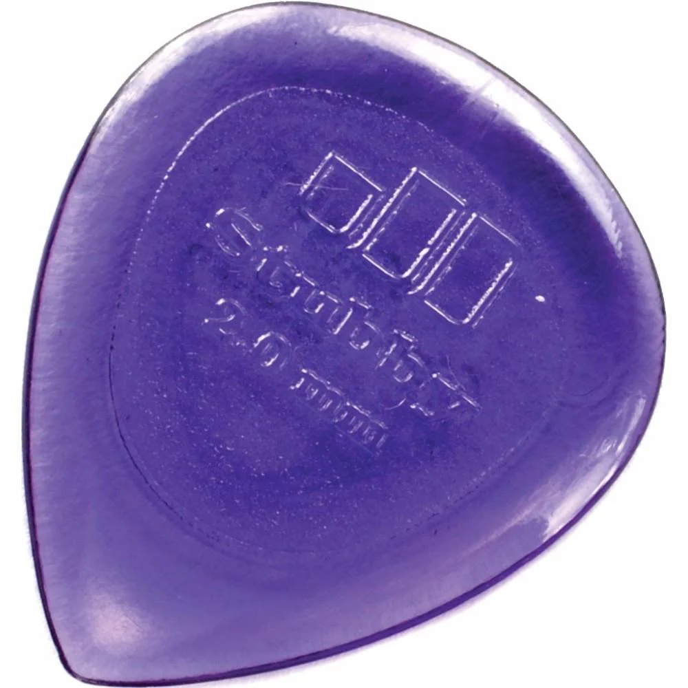 Dunlop 474R Stubby Guitar Picks - Pack of 6 - 2.0mm