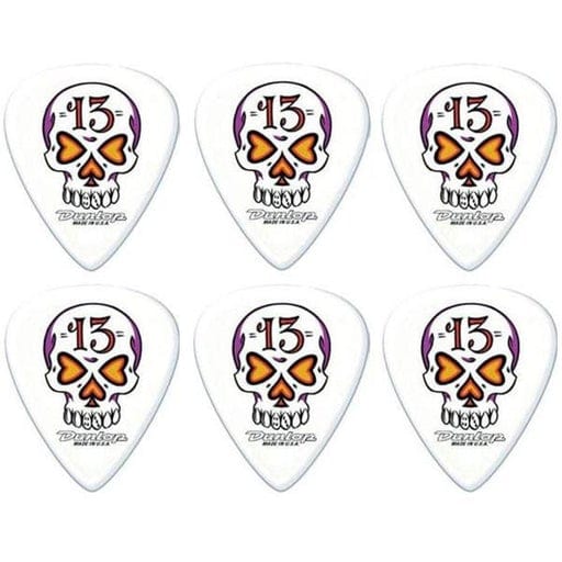 Dunlop BL02R Blackline Skull Guitar Pick - Pack of 6