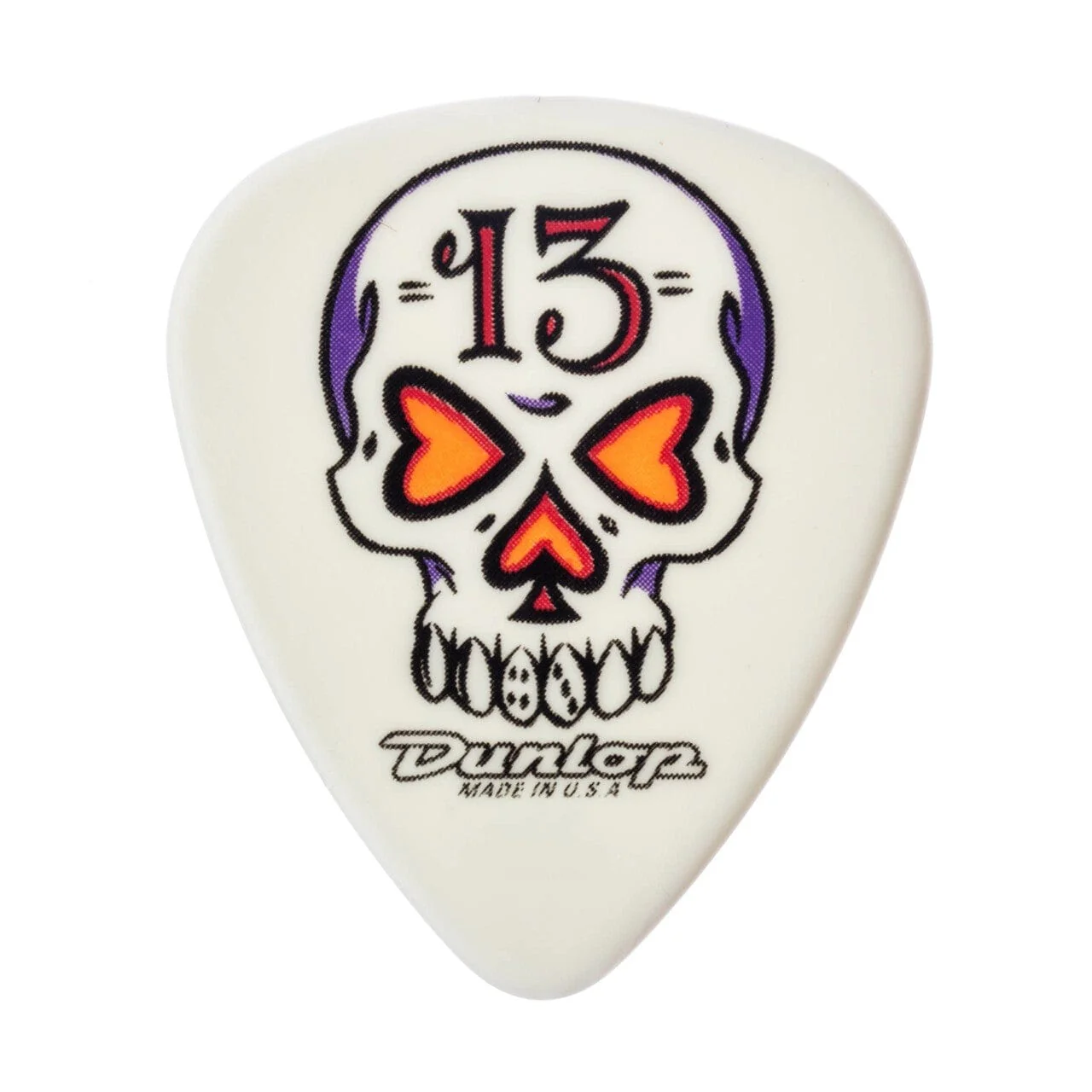 Dunlop BL02R Blackline Skull Guitar Pick - Pack of 6 - Image 6