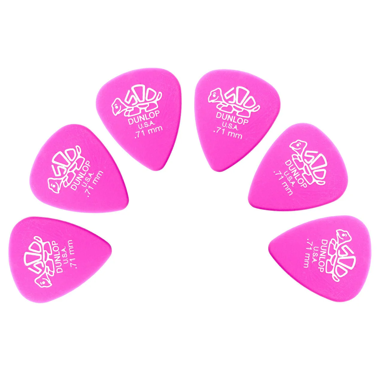 Dunlop 41R Derlin 500 Series Guitar Pick - Pack of 6 - Image 3
