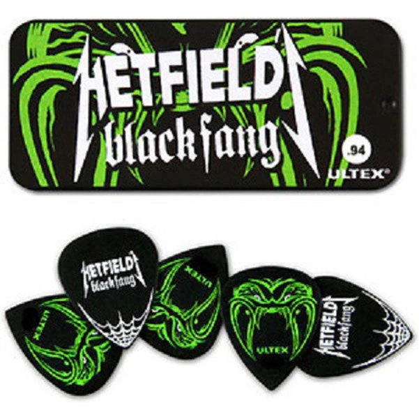 Dunlop Hetfield Black Fang Pick Tin - Set of 6