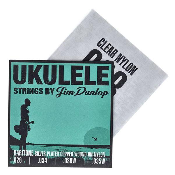 Dunlop Silver-Copper Wound Nylon Baritone Ukulele Strings