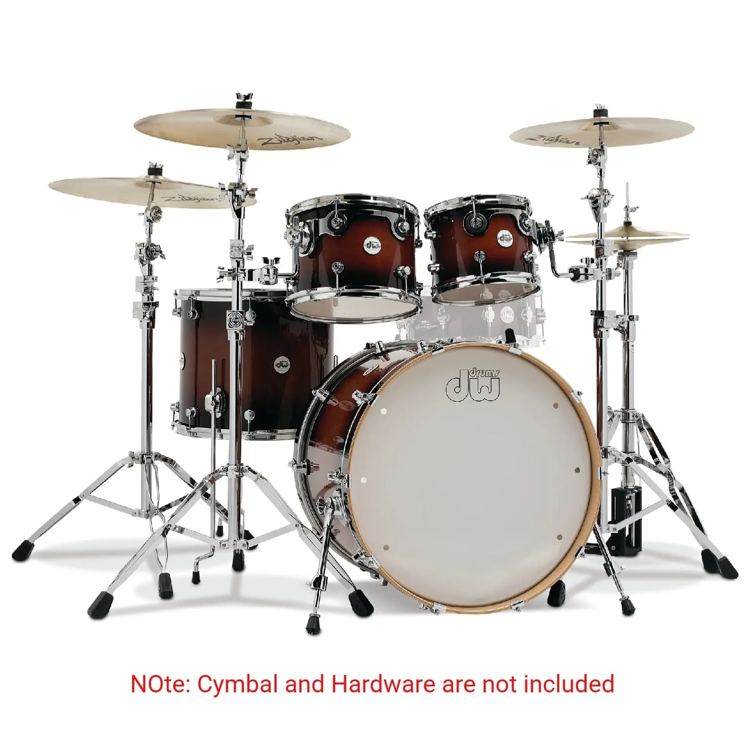 Dw Drum Workshop DDLG 2214 Design 4-Piece Acoustic Drum Kit - Image 16