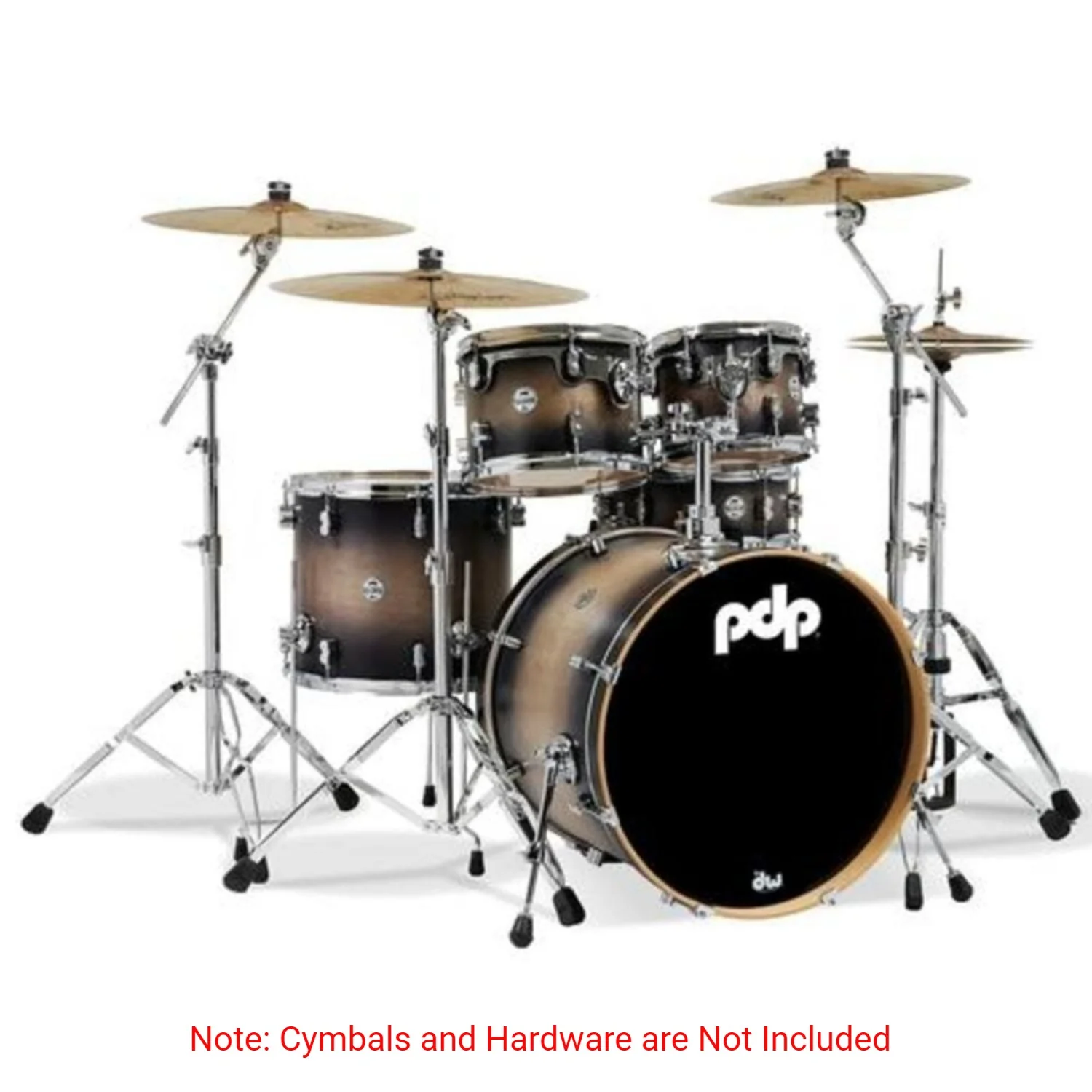 Dw Drum Workshop PDP 5-Piece Concept Maple Acoustic Drum Set - Image 10