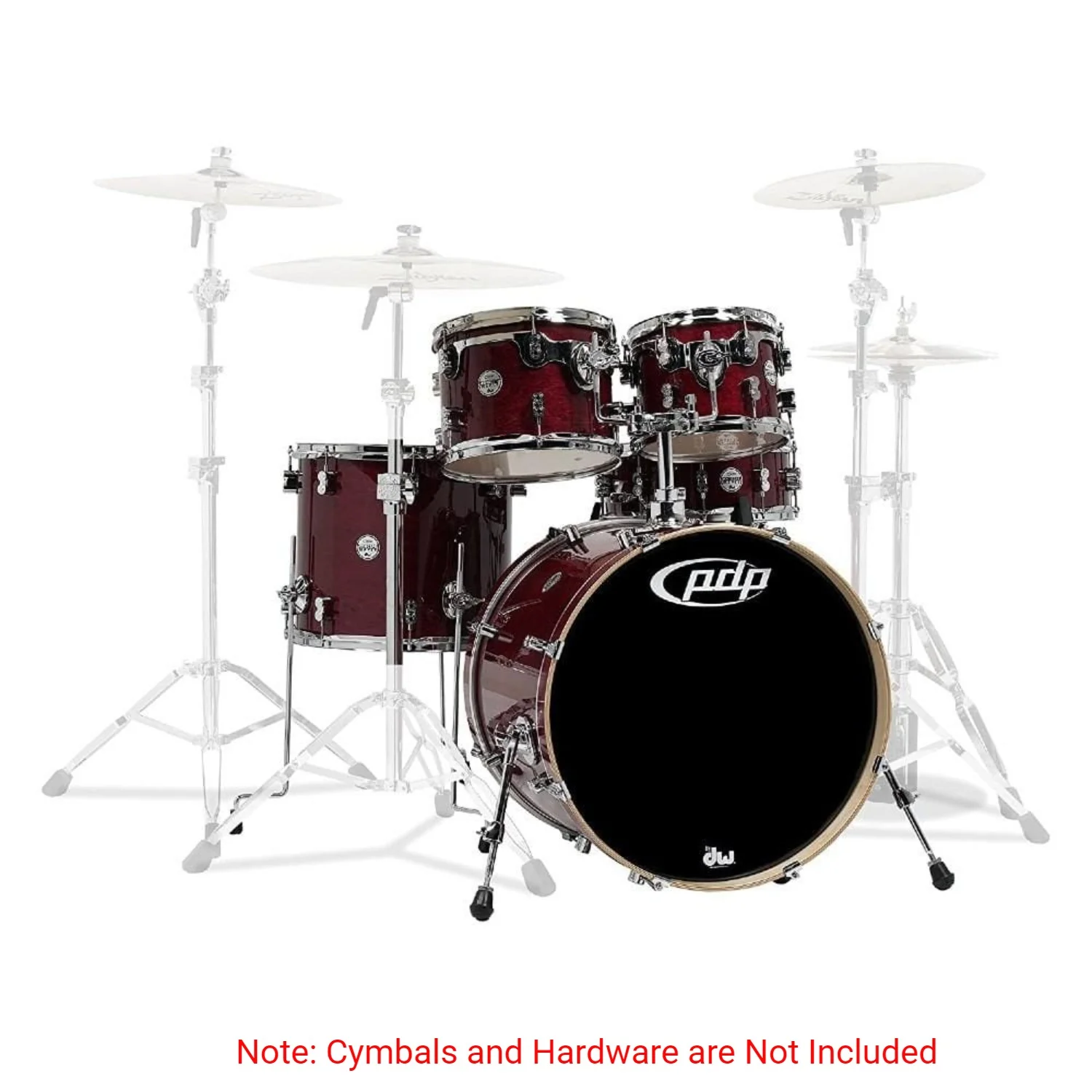 Dw Drum Workshop PDP 5-Piece Concept Maple Acoustic Drum Set - Image 2