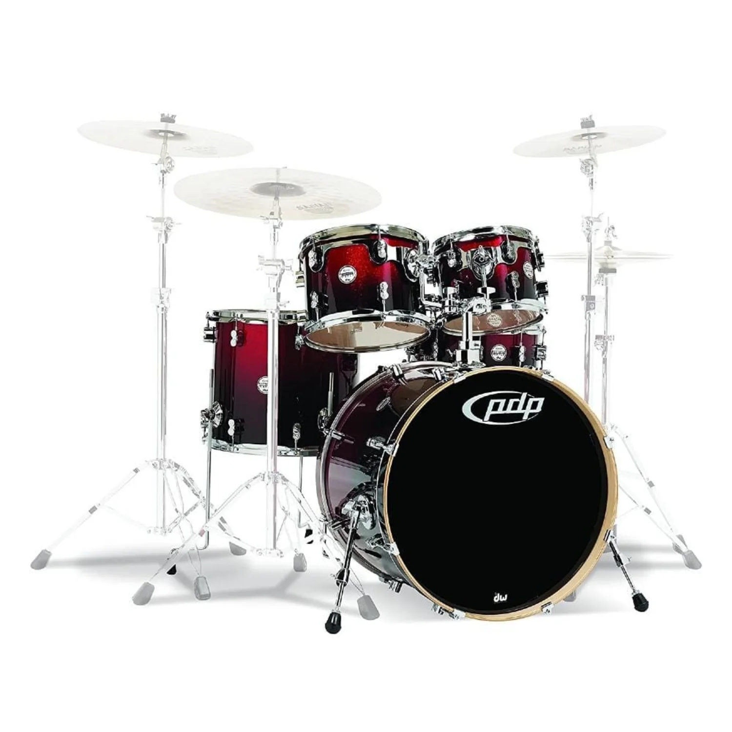 Dw Drum Workshop PDP 5-Piece Concept Maple Acoustic Drum Set - Image 5