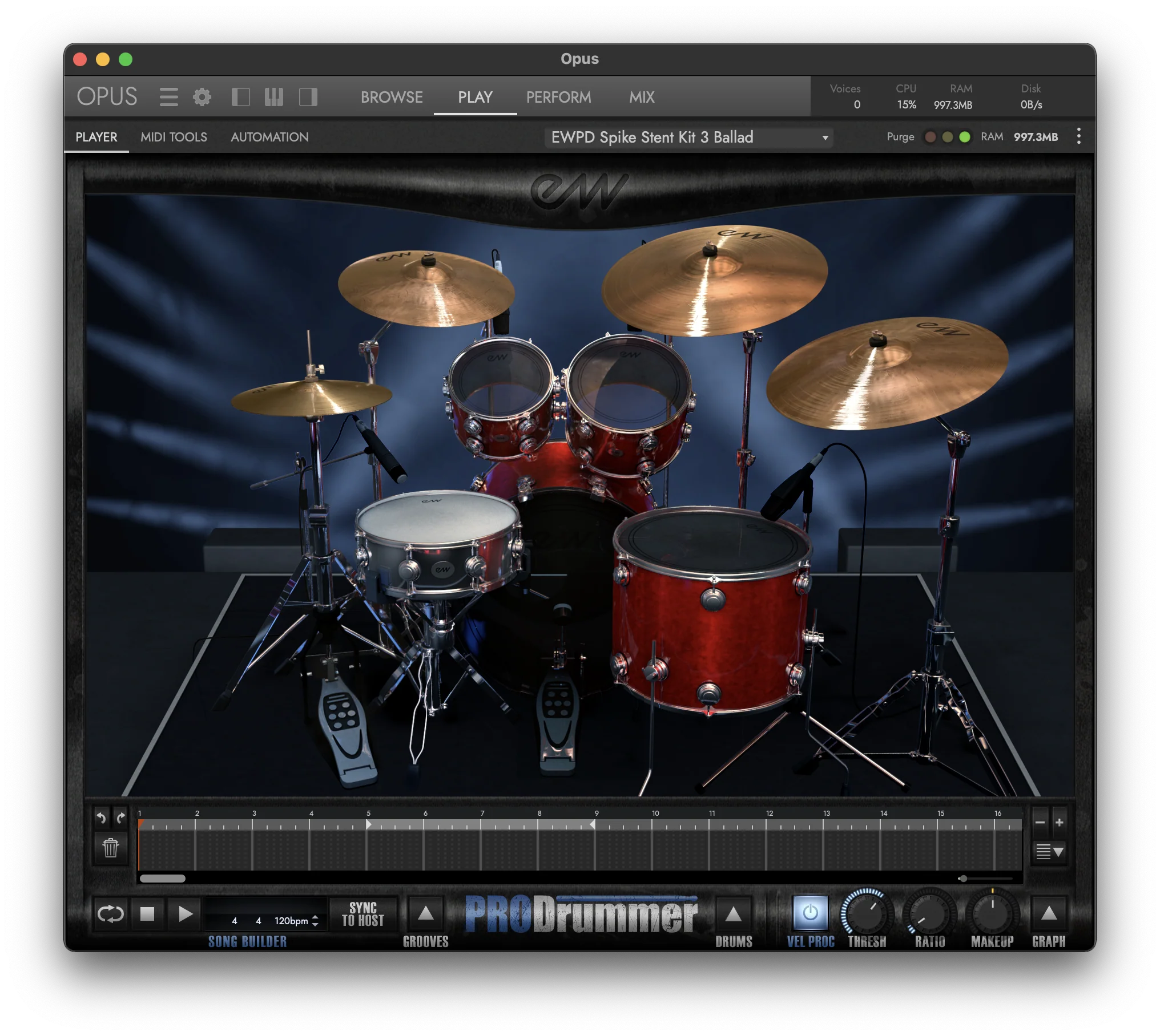 EastWest PRODRUMMER 2 - Joe Chiccarelli Drum Machine Plugin - Image 2