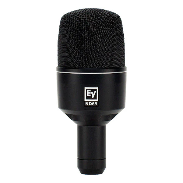 Electro-Voice ND68 Dynamic Super-cardioid Bass Drum Microphone - Black Polyurethane Paint