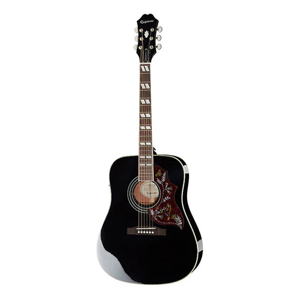 Epiphone Hummingbird PRO Dreadnought Electro Acoustic Guitar - Ebony