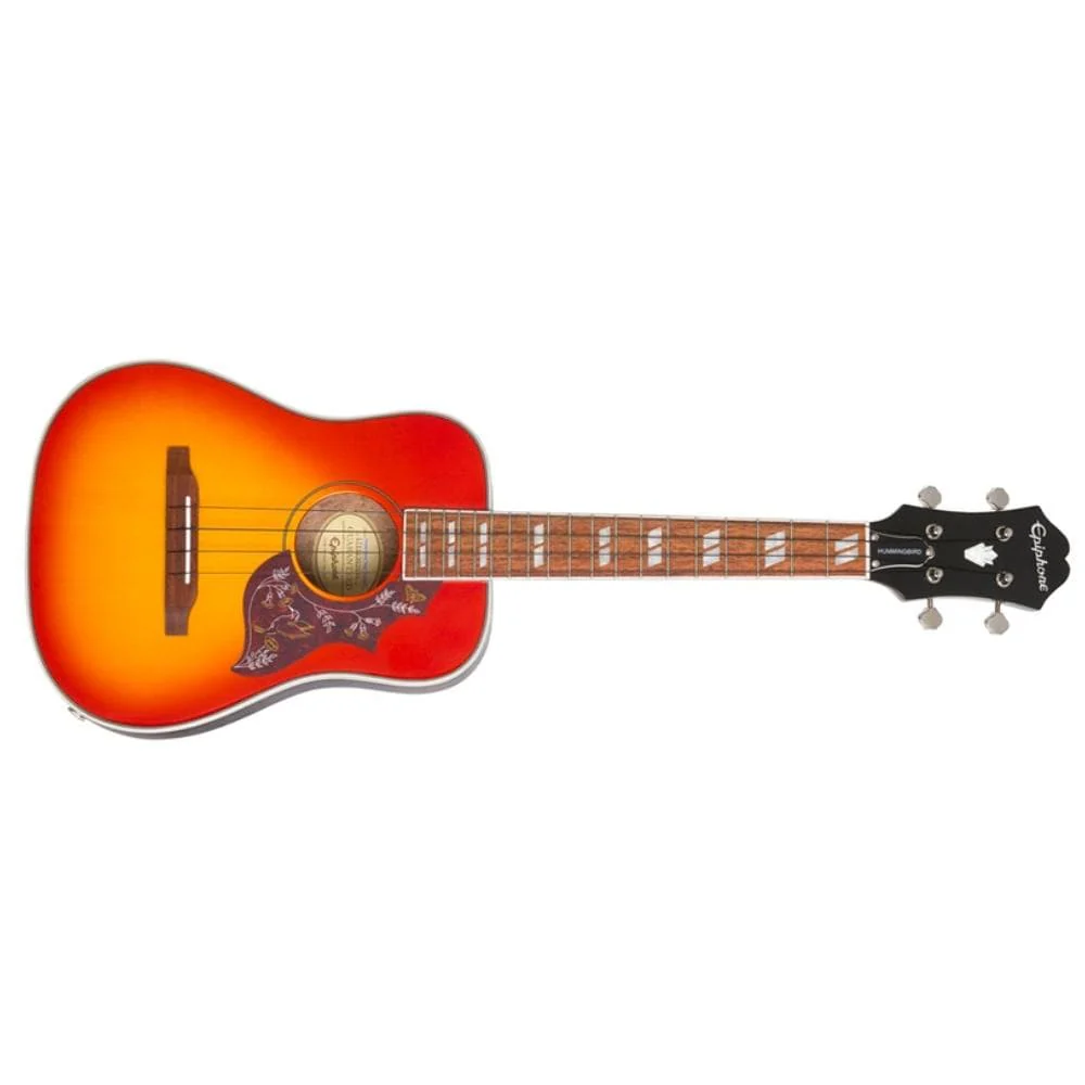 Epiphone Hummingbird Tenor Electro Acoustic Ukulele - Image 2