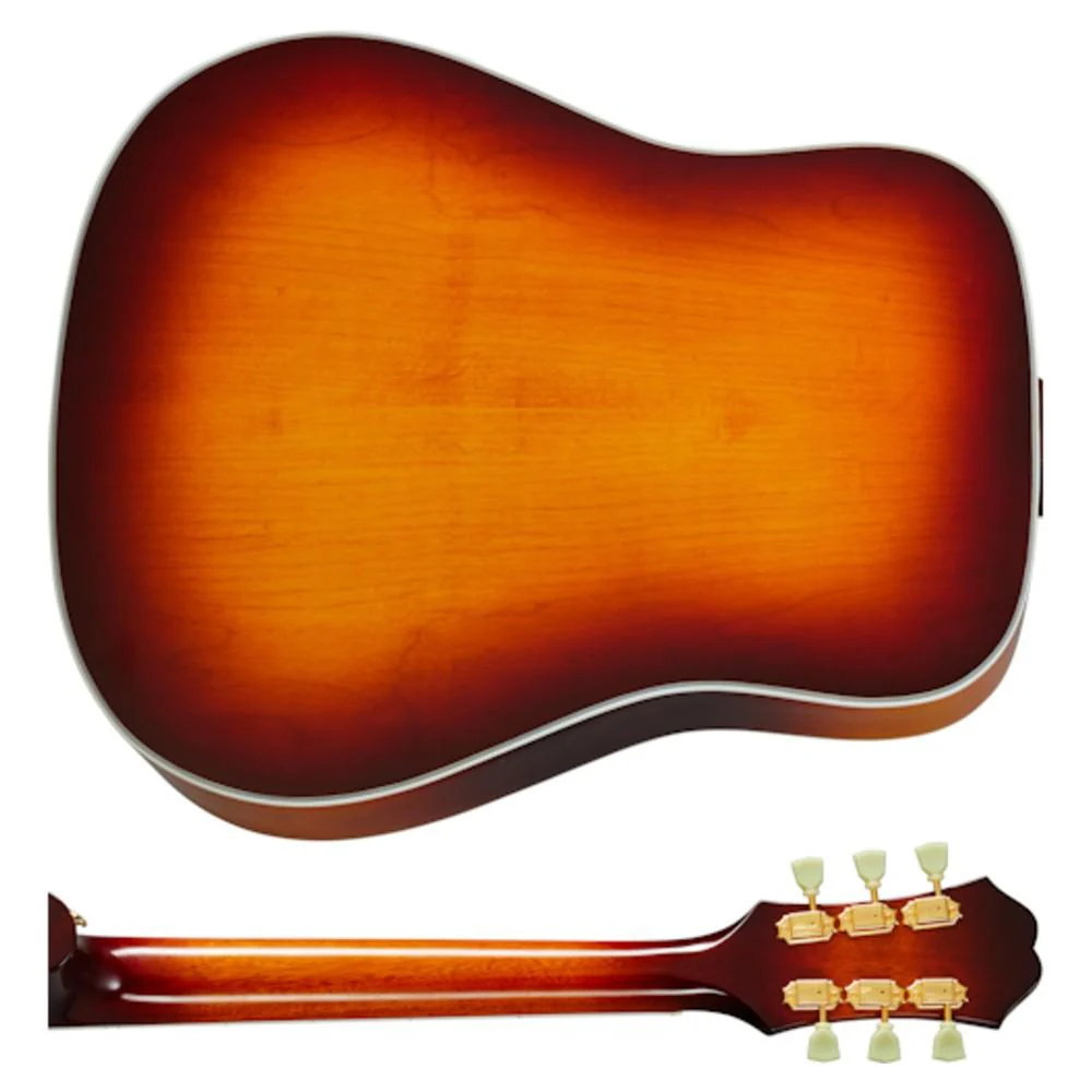 Epiphone Masterbilt Frontier 6-Strings Electro Acoustic Guitar - Iced Tea Aged Gloss - Image 4