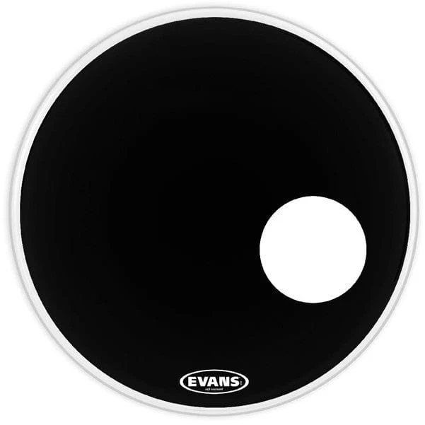 Evans EQ3 Resonant Bass Drumhead - Black
