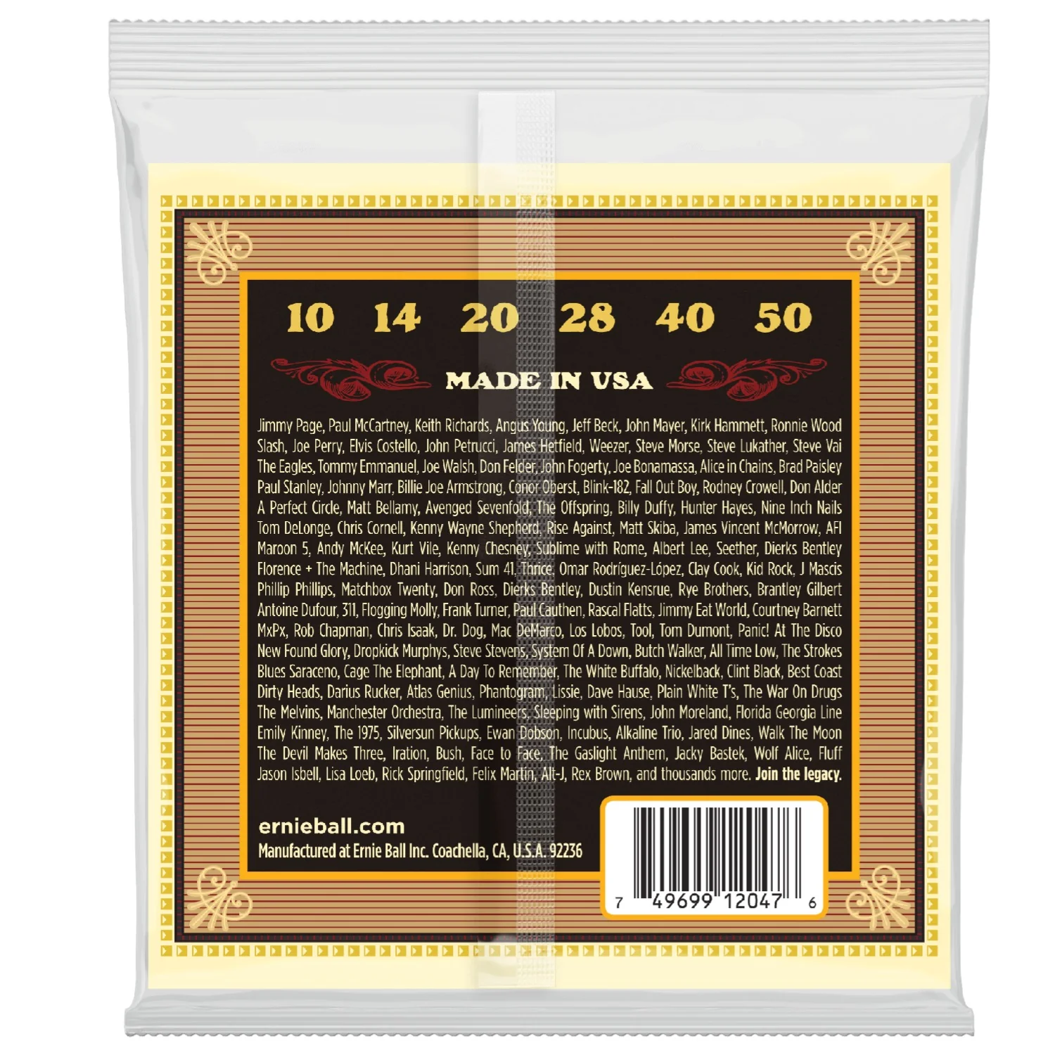 Ernie Ball 2047 Earthwood Silk & Steel Extra Soft Acoustic Set - Image 2