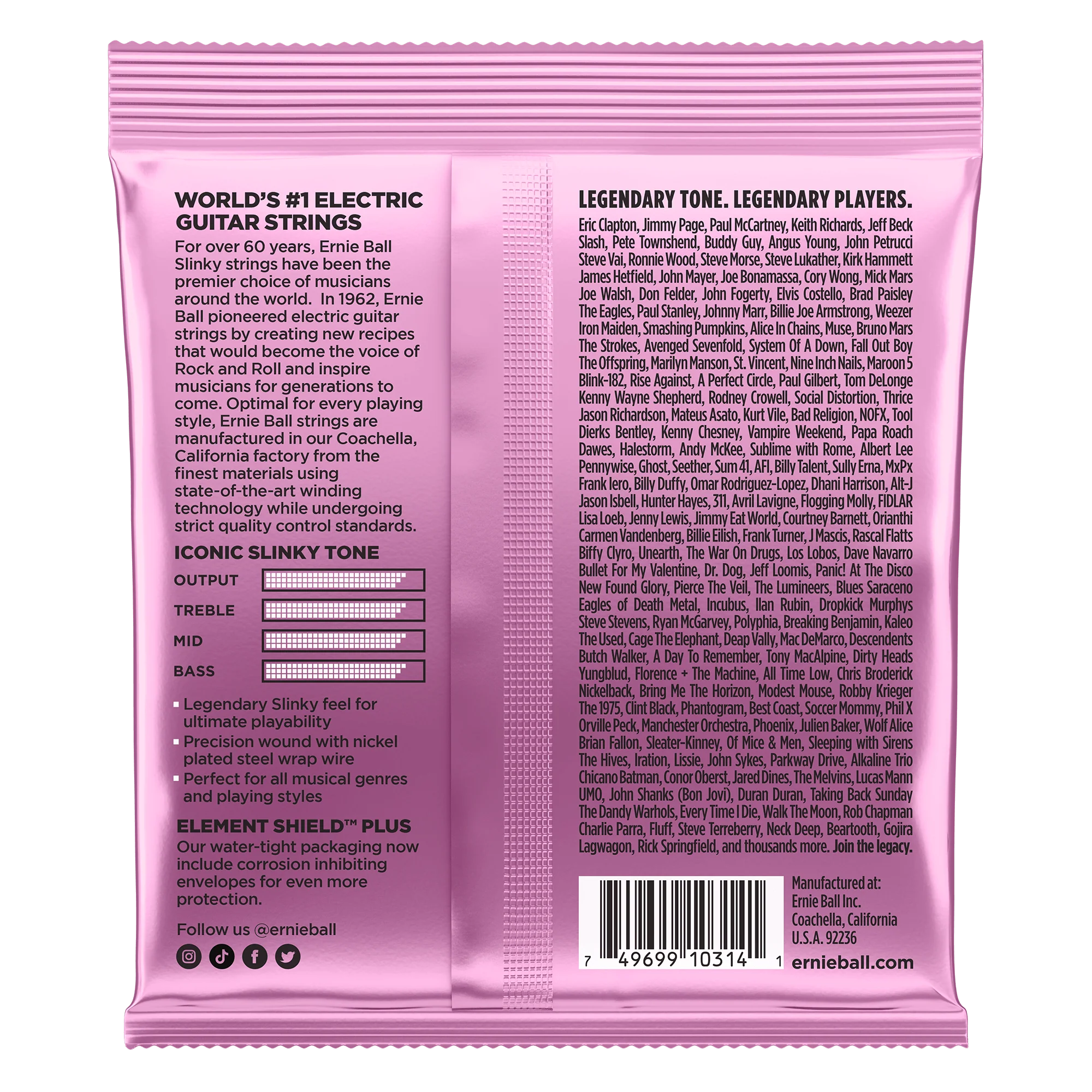 Ernie Ball 2213 Mega Slinky Electric Guitar Strings 10.5-48 - Image 2