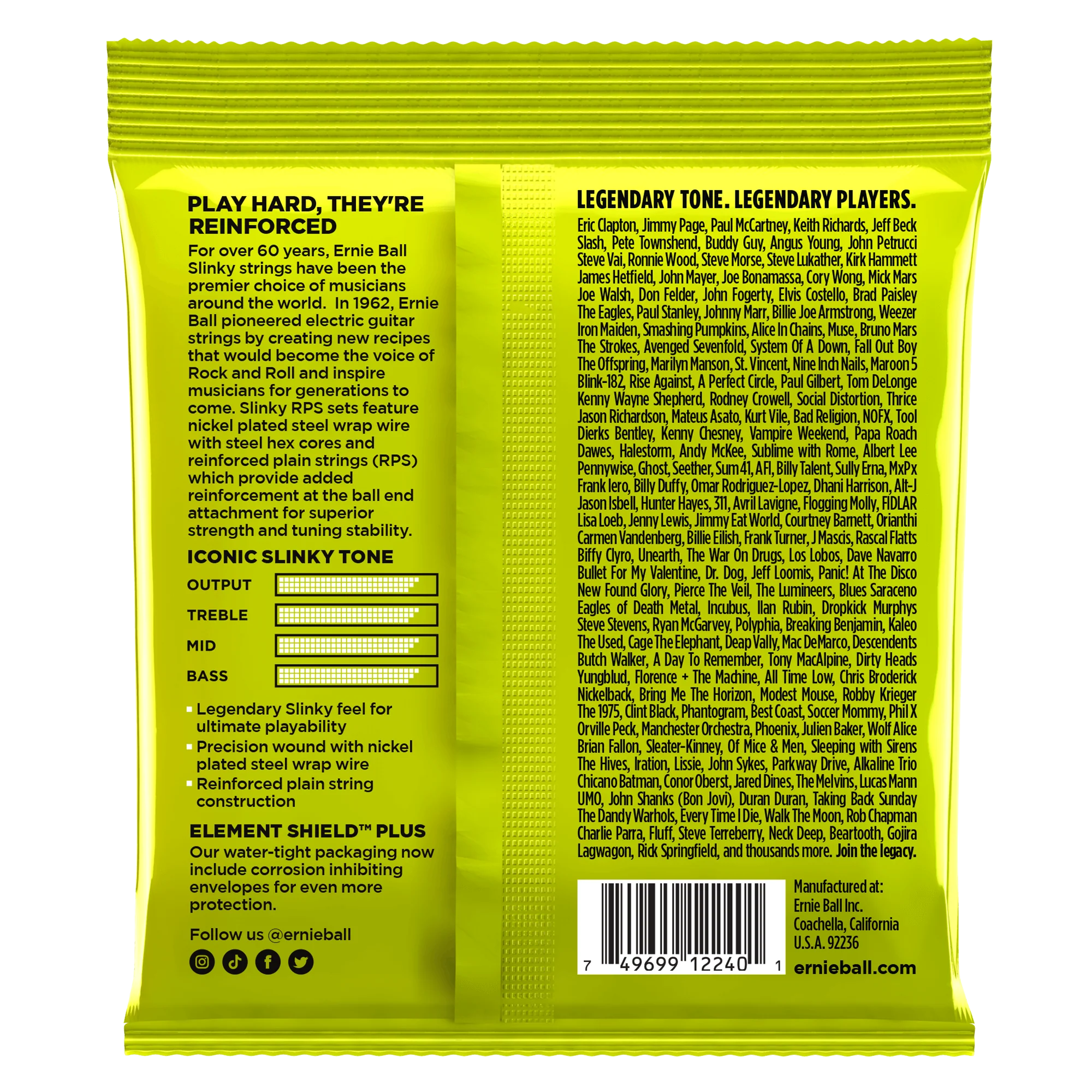 Ernie Ball 2240 RPS10 Slinky Nickel Wound Electric Guitar Strings - Image 2