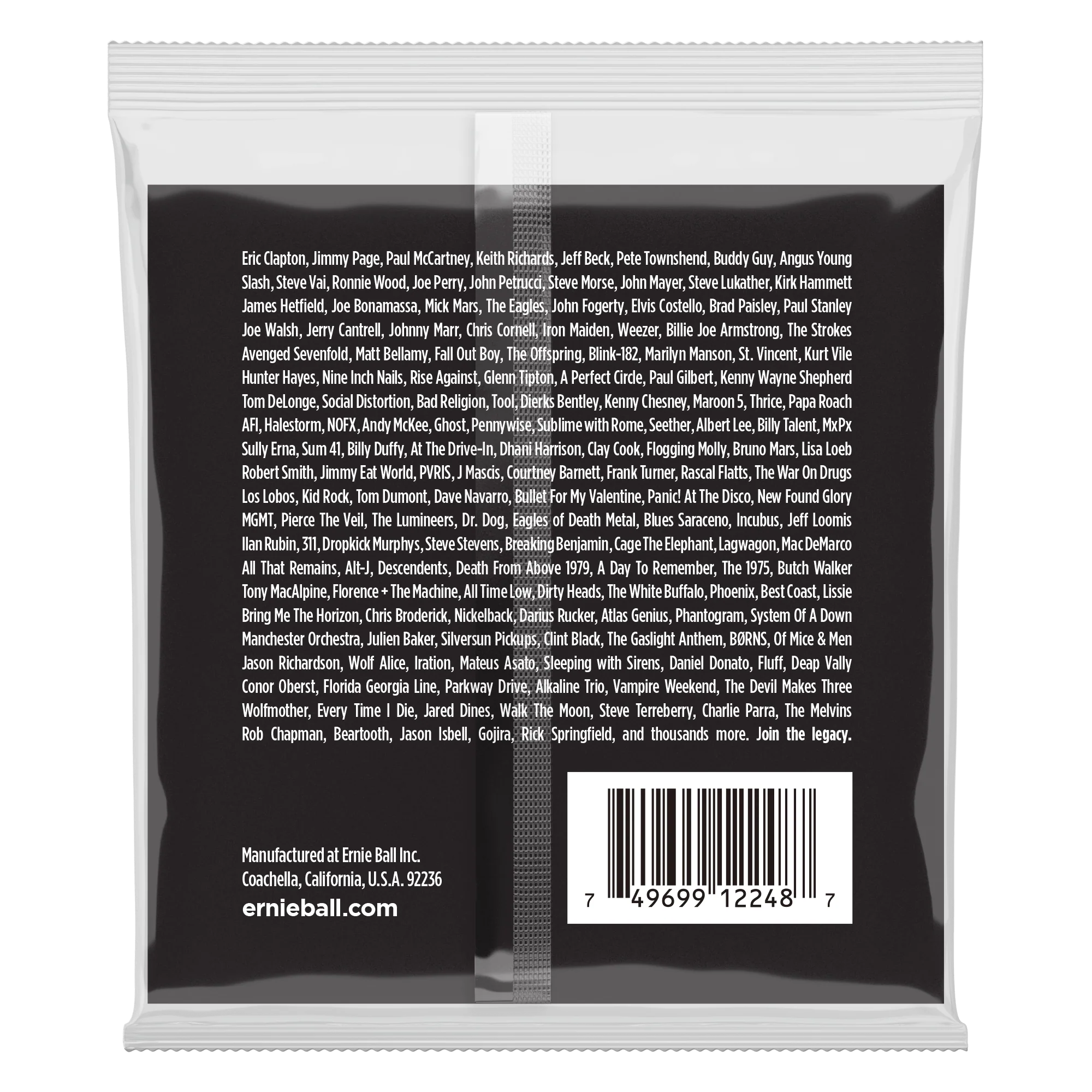 Ernie Ball 2248 Stainless Steel Super Slinky Electric Guitar Strings - Image 2
