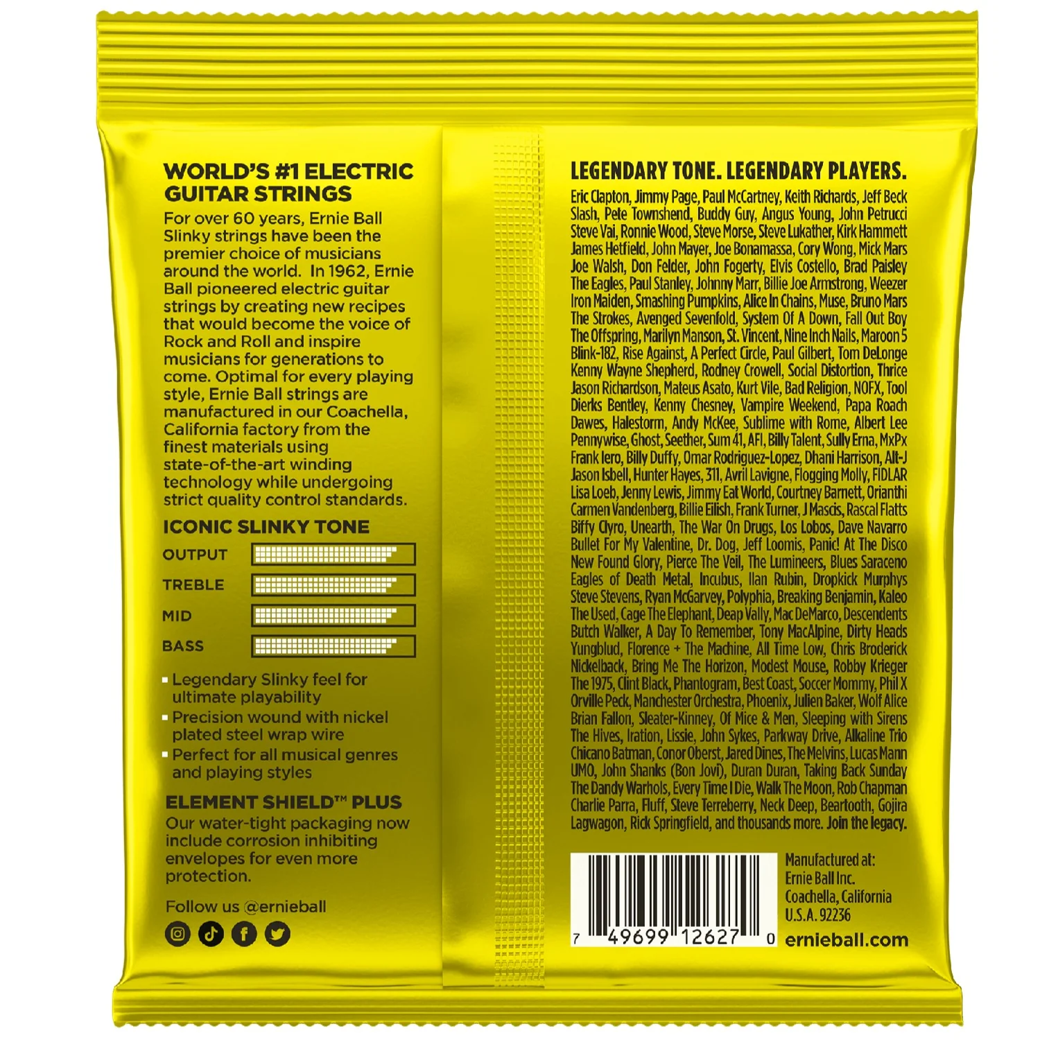 Ernie Ball 2627 Electric Guitar Strings - Nickel Beefy Slinky - Image 2