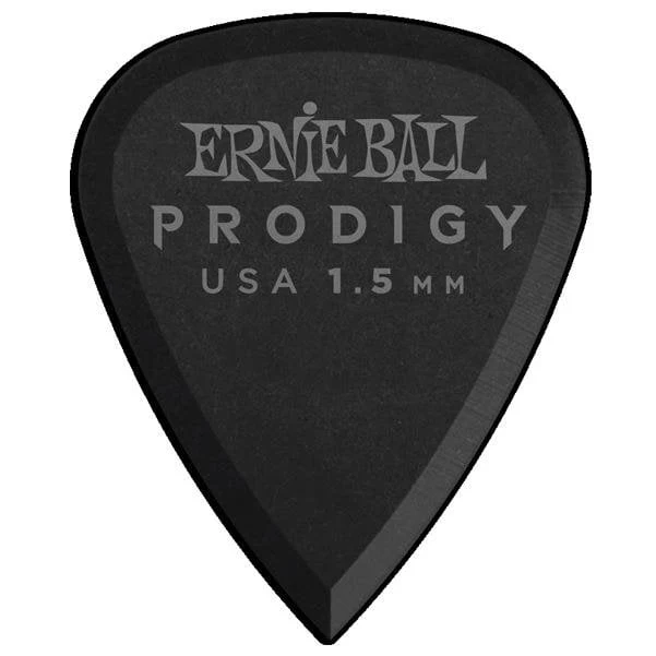 Ernie Ball 9199 Standard Prodigy Guitar Picks - Pack of 6 - 1.5mm Black