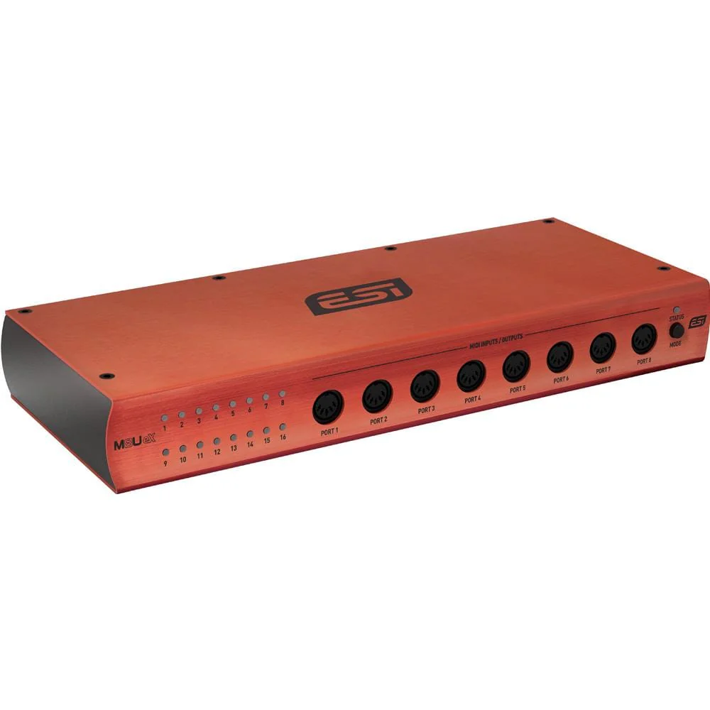 ESI M8U eX 16-Port USB 3.0 MIDI Interface with USB Hub