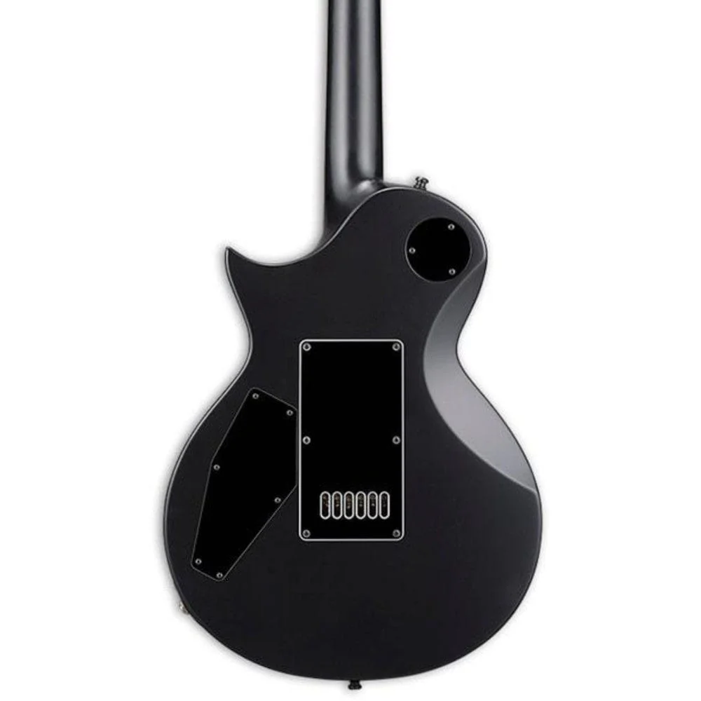 ESP E-II Eclipse Evertune 6-String Electric Guitar - Black Satin - Image 3