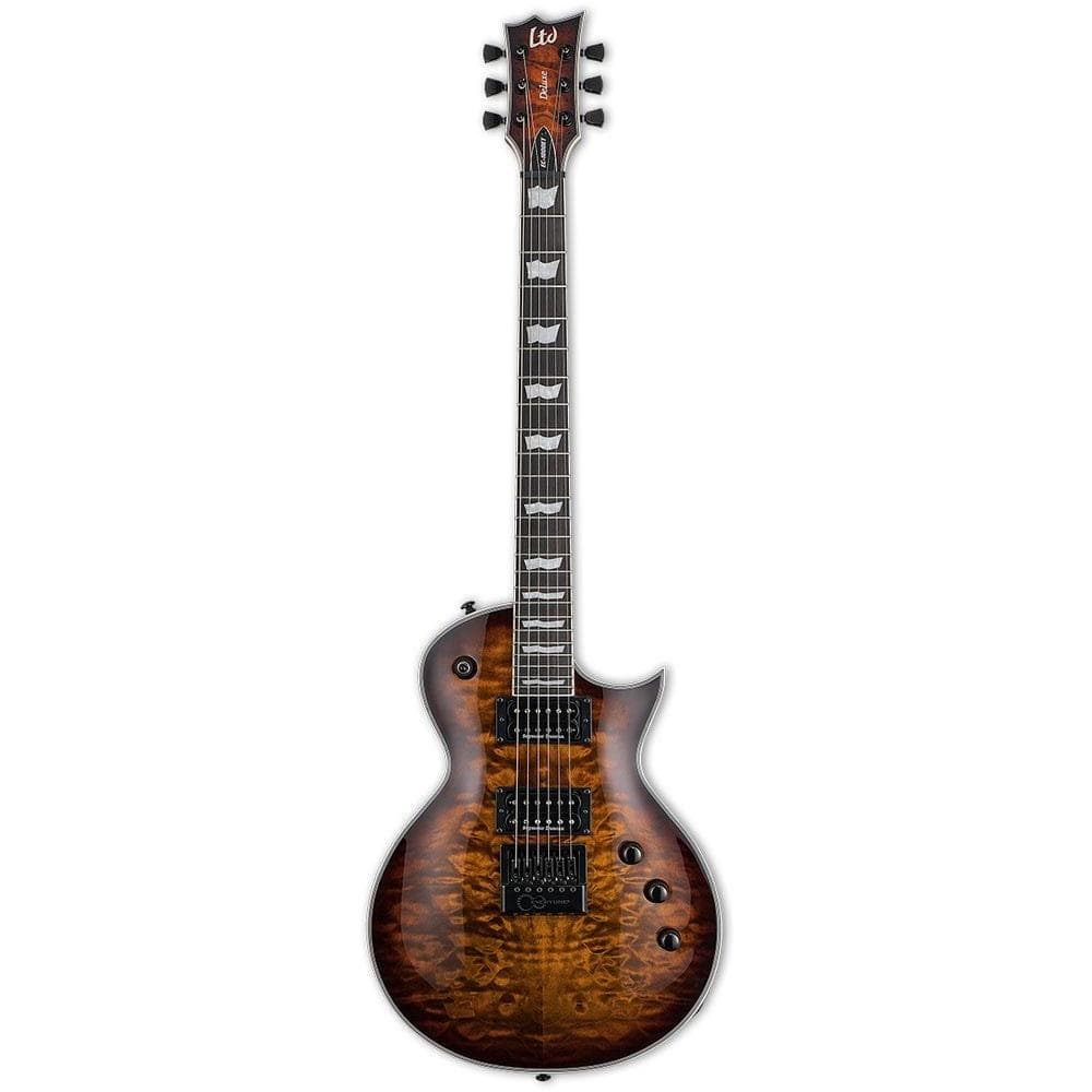 ESP EC-1000 Evertune 6-String Electric Guitar - Dark Brown Sunburst