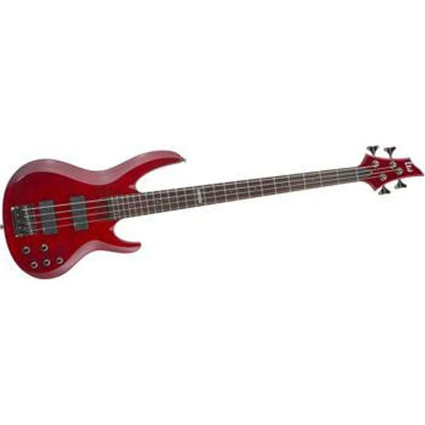 ESP LTD B-154DX Flame Maple Top 4-String Bass Guitar - Image 2