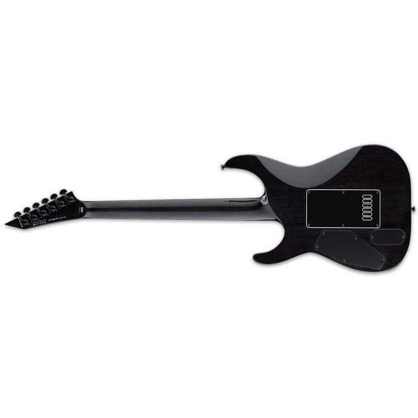 ESP LTD MH1000 Evertune Flamed Maple Electric Guitar - See Thru Black - Image 3