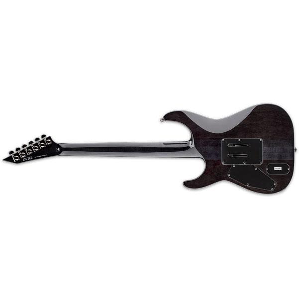 ESP LTD MH401FR Quilted Maple Top Electric Guitar - See Thru Black - Image 2