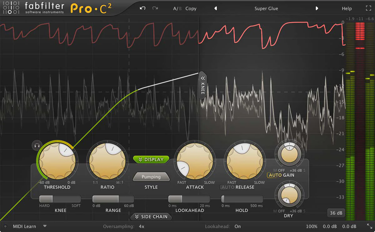 FabFilter Pro-C 2 Multi-Band Compressor – Professional Audio Software & Plugin