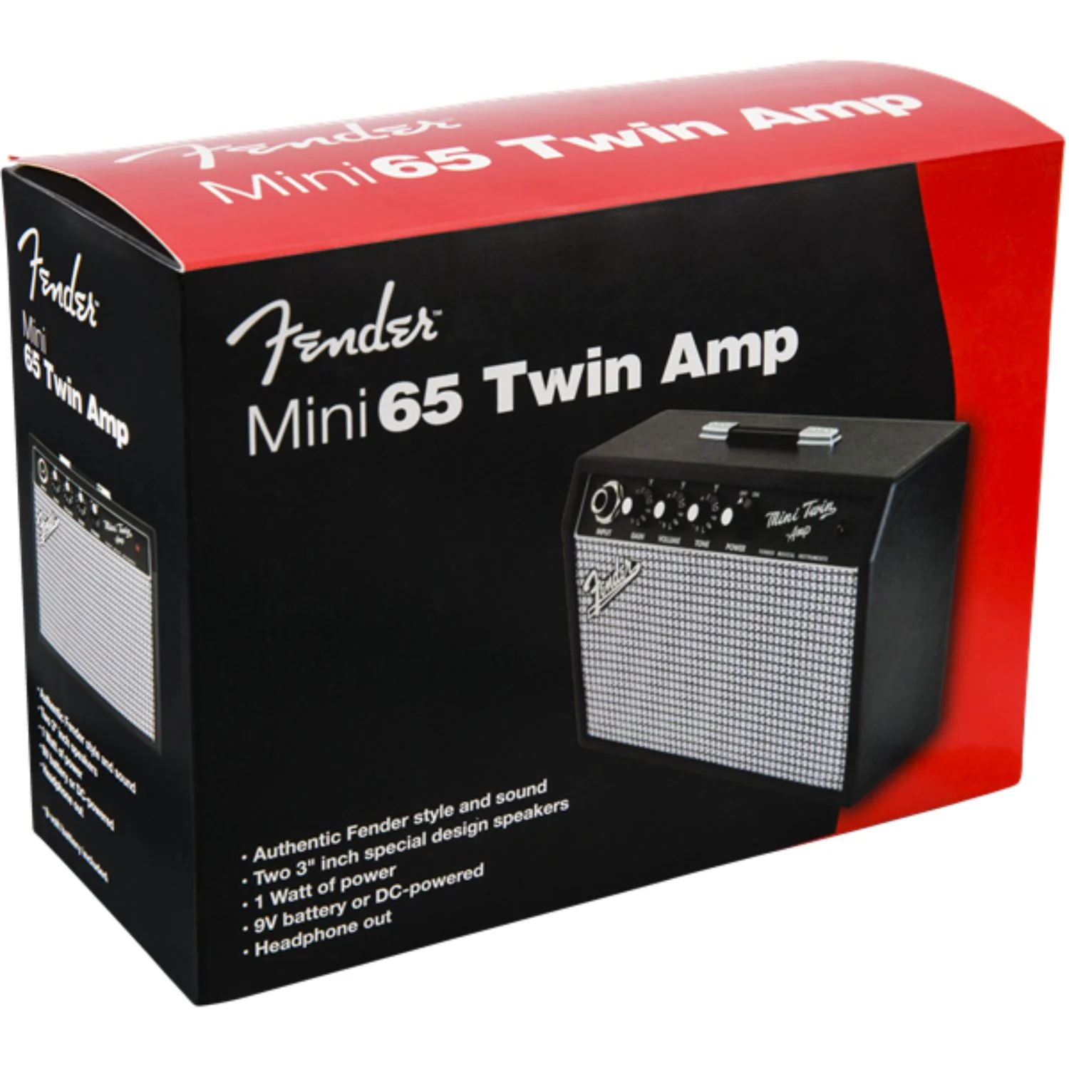 Fender Mini 65 Twin-Amp Guitar Amplifier - Image 12