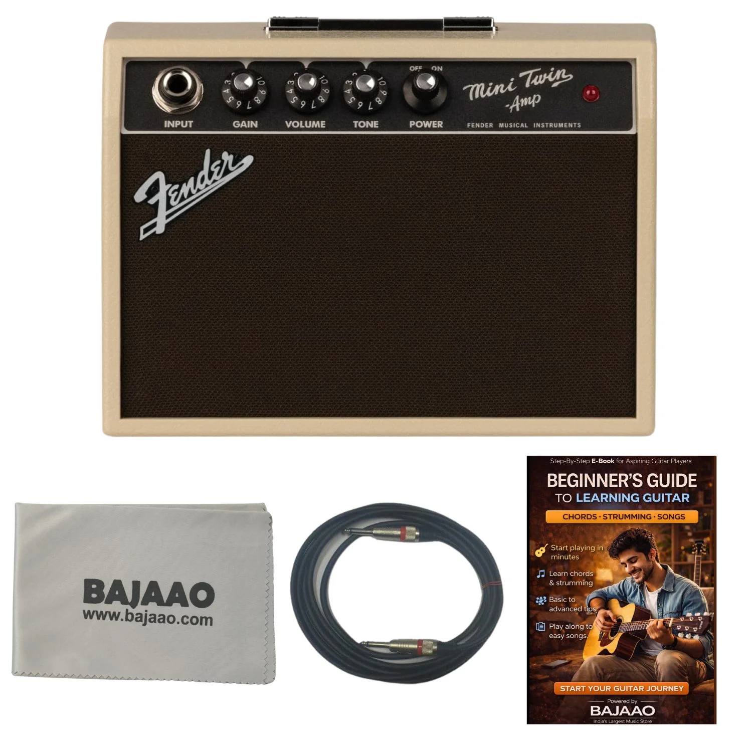 Fender Mini 65 Twin-Amp Guitar Amplifier - Image 18