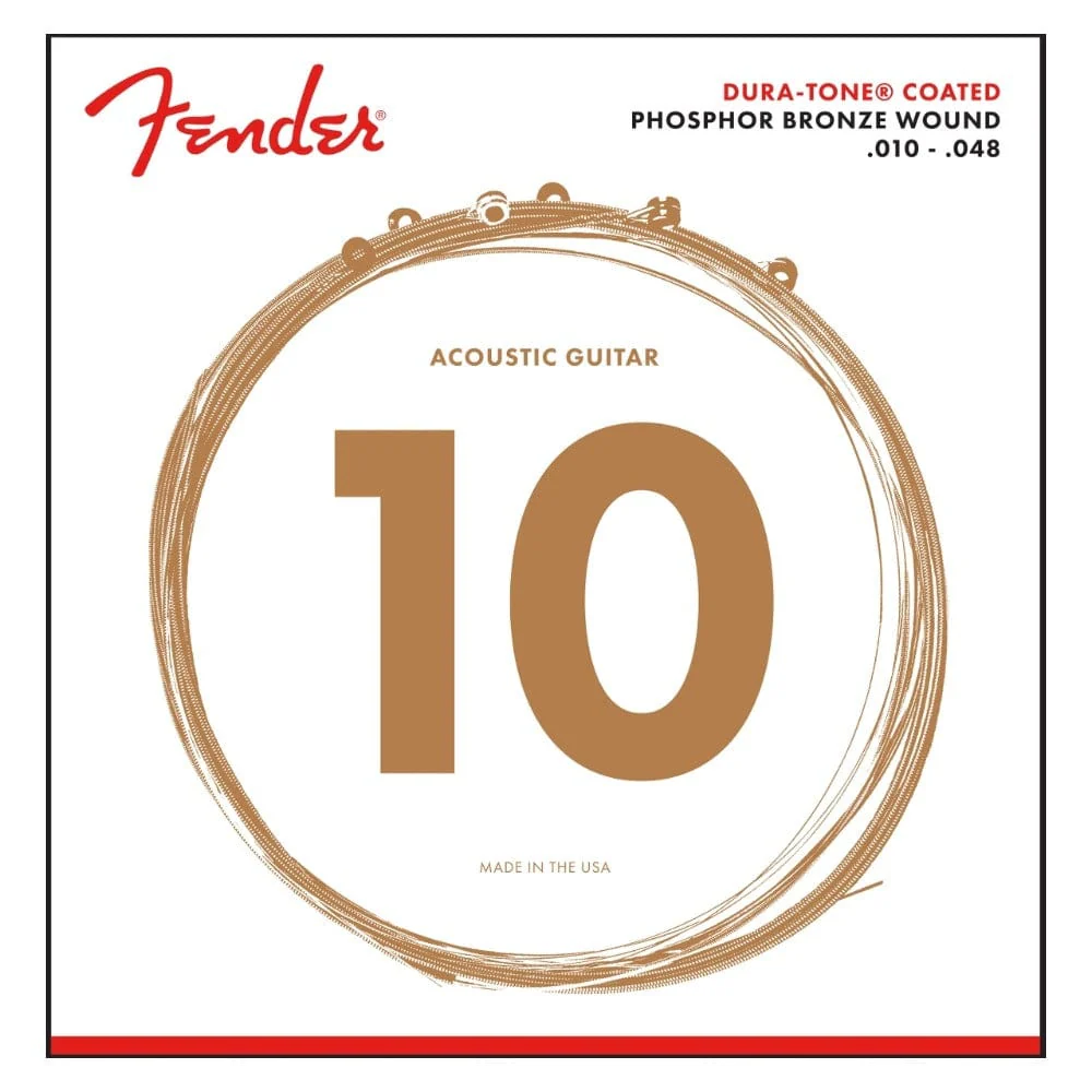Fender 860xl Coated Phosphor Bronze Acoustic Guitar String