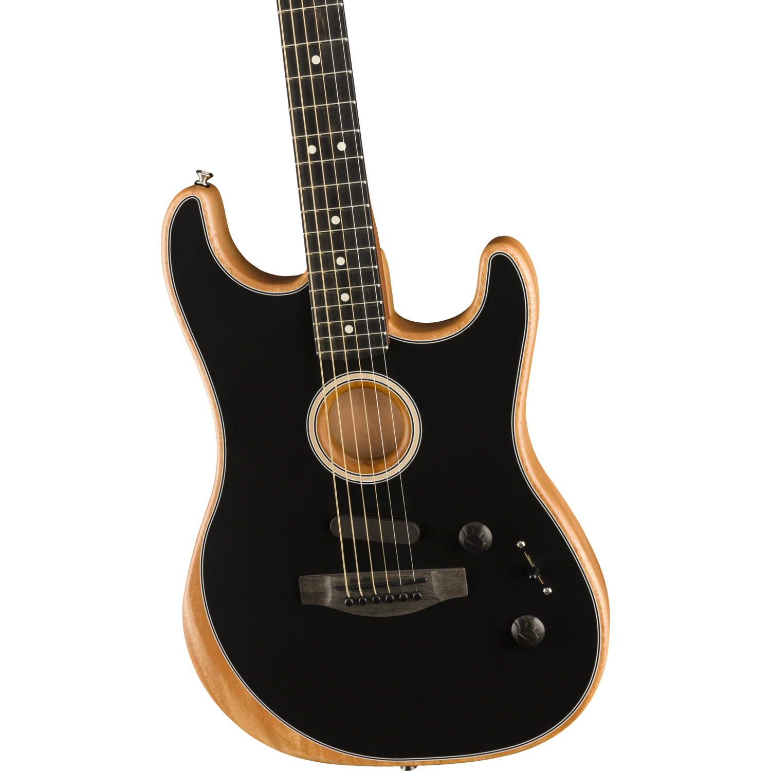 Fender Acoustasonic Stratocaster 6-Strings Electro Acoustic Guitar With Gig Bag - Image 27
