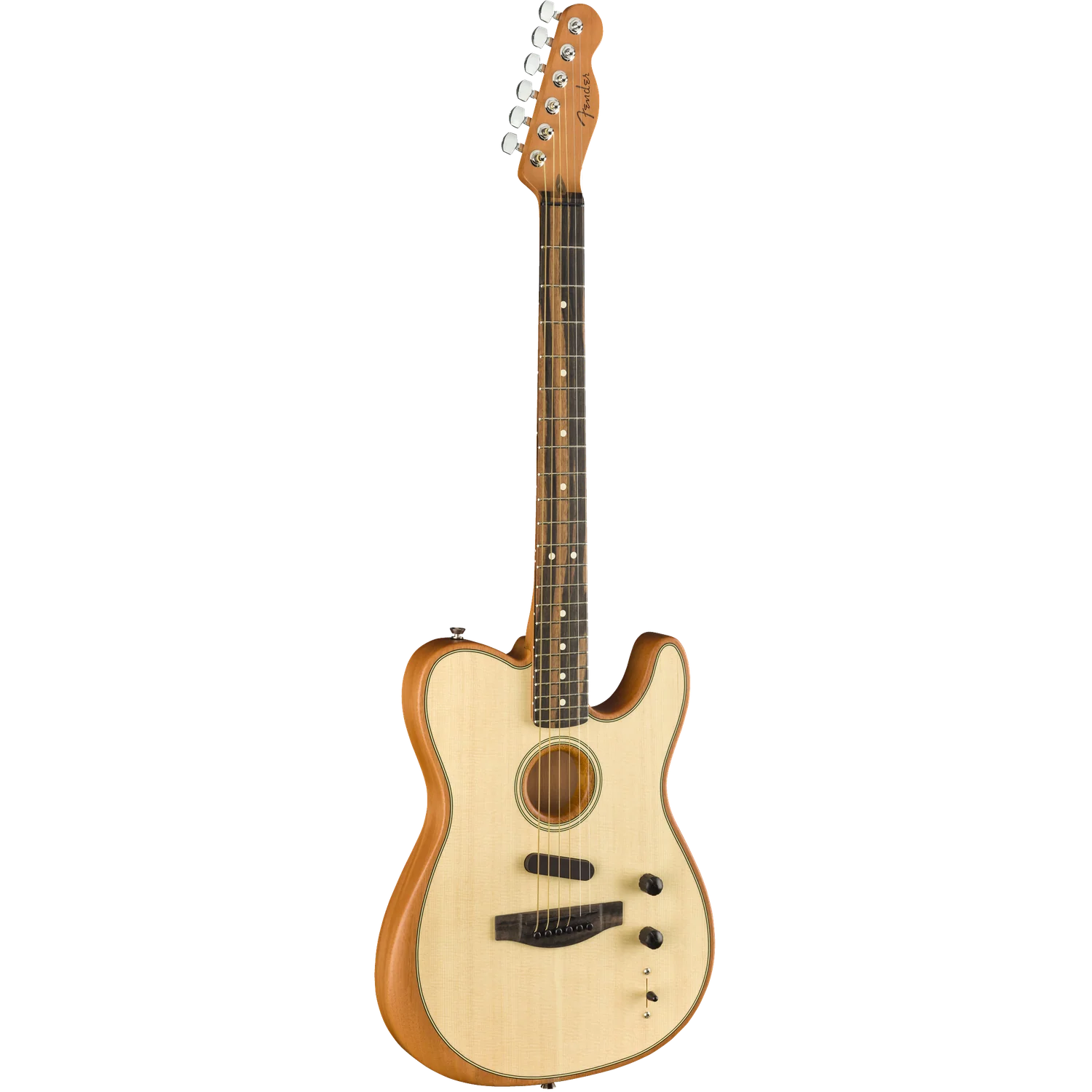 Fender American Acoustasonic Telecaster 6 String Electro Acoustic Guitar - Image 11