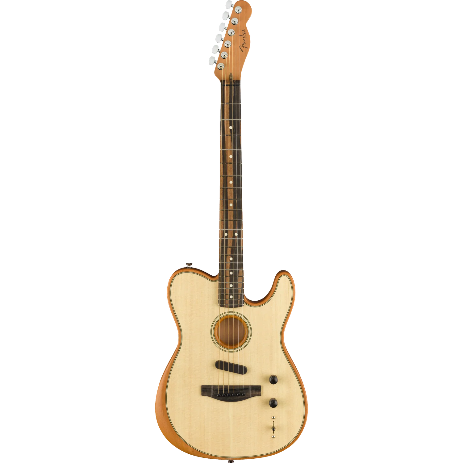 Fender American Acoustasonic Telecaster 6 String Electro Acoustic Guitar - Image 16