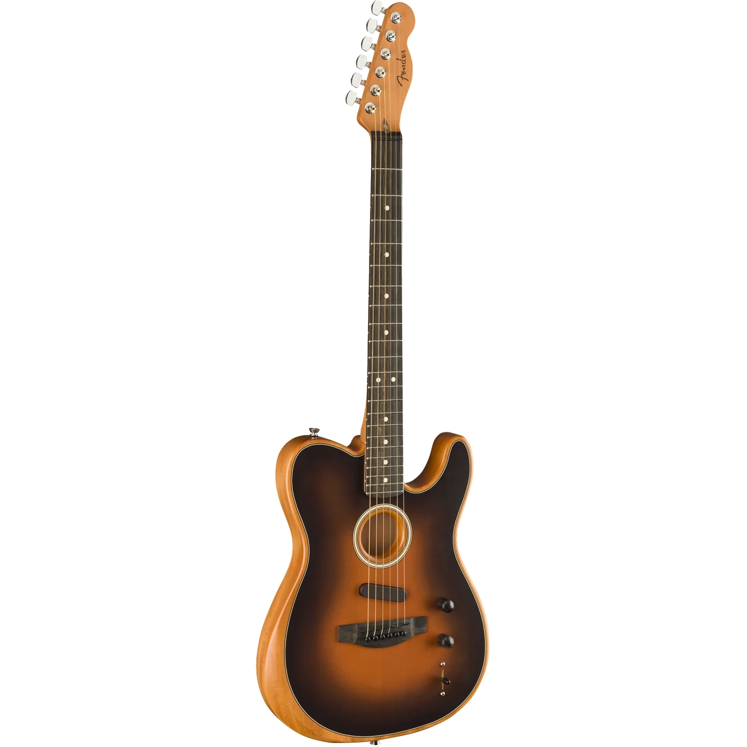 Fender American Acoustasonic Telecaster 6 String Electro Acoustic Guitar - Image 17