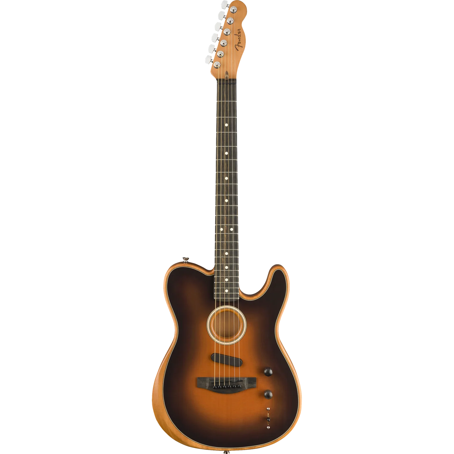 Fender American Acoustasonic Telecaster 6 String Electro Acoustic Guitar - Image 19