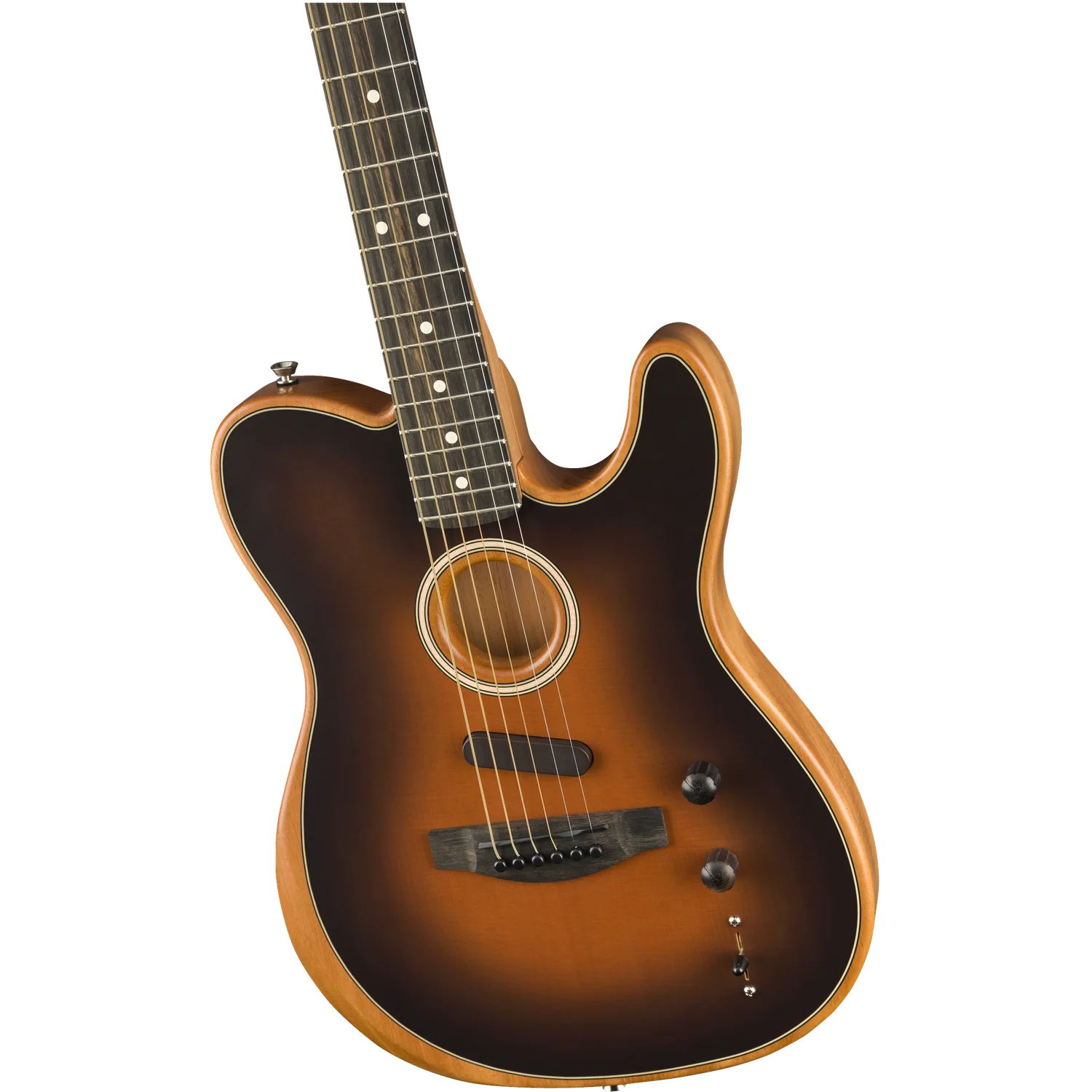 Fender American Acoustasonic Telecaster 6 String Electro Acoustic Guitar - Image 22