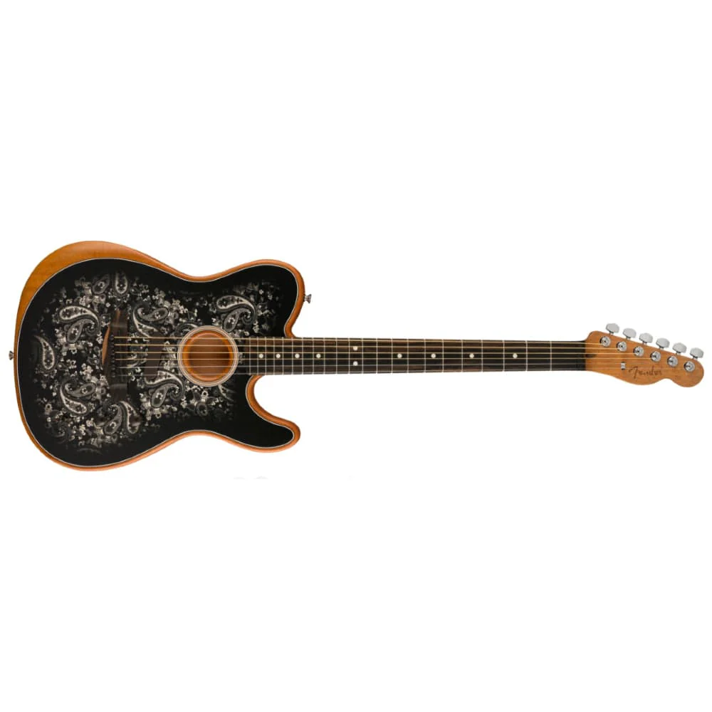 Fender American Acoustasonic Telecaster 6 String Electro Acoustic Guitar - Image 8