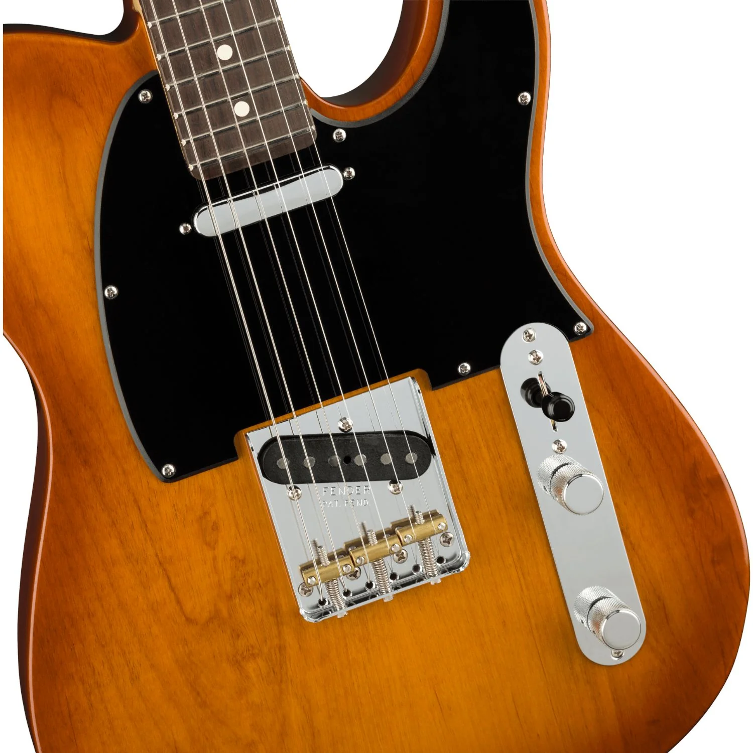 Fender American Performer Telecaster 6-String SS Electric Guitar - Honey Burst - Image 2