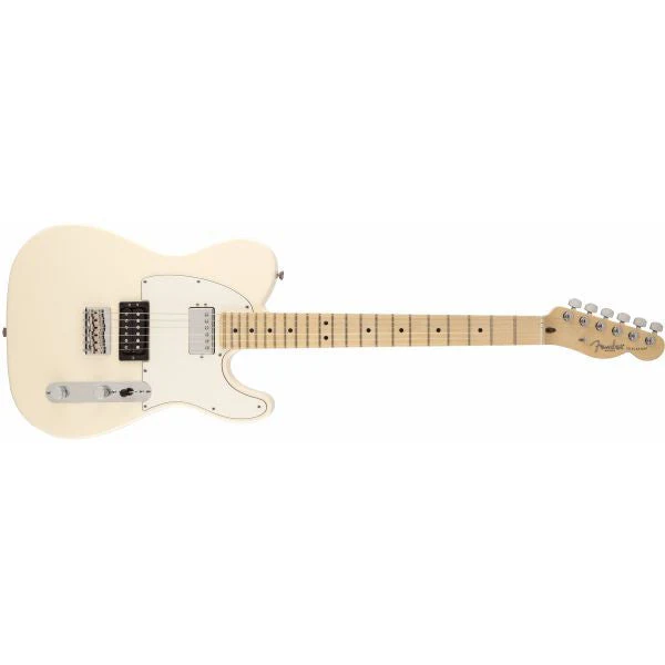 Fender American Standard Telecaster HH Electric Guitar - Olympic White