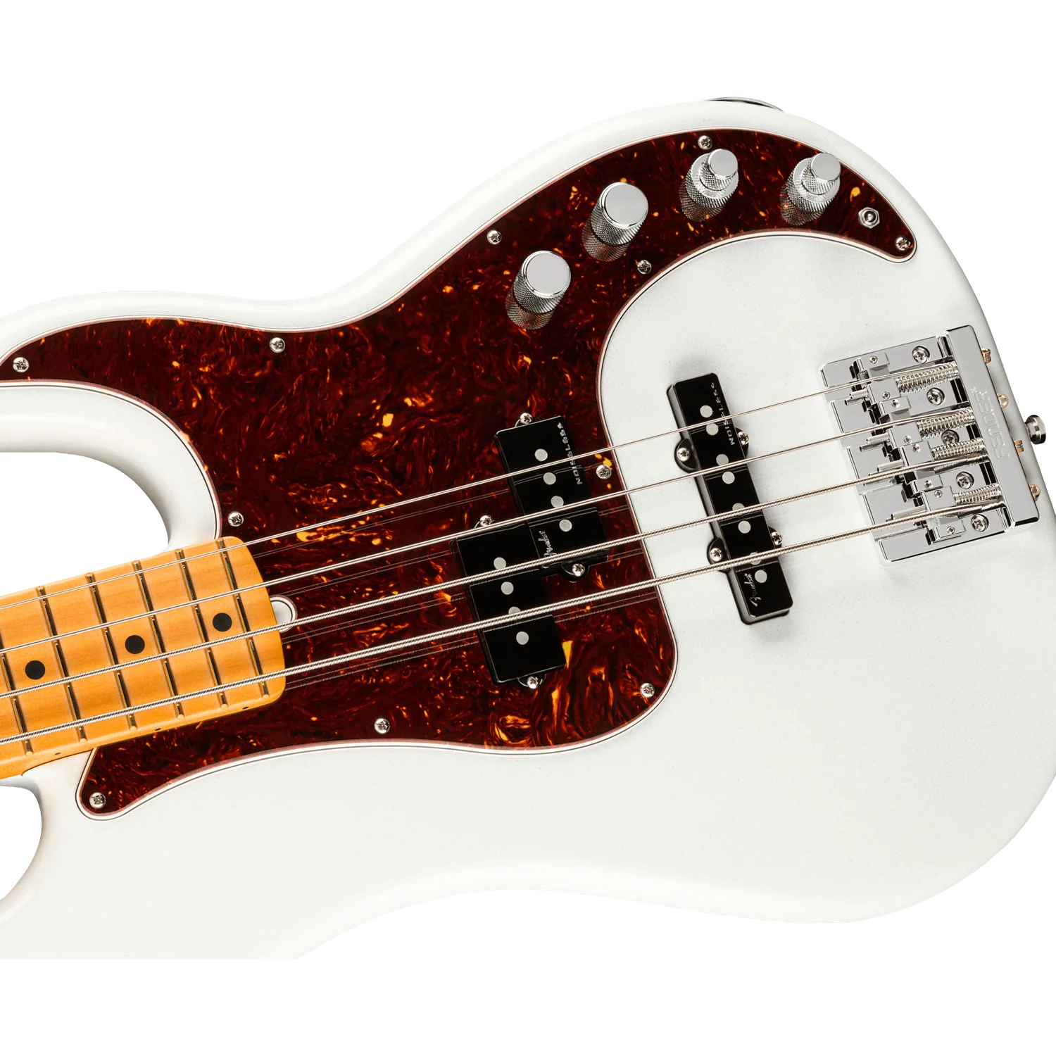 Fender American Ultra Precision 4 String Bass Guitar - Image 10