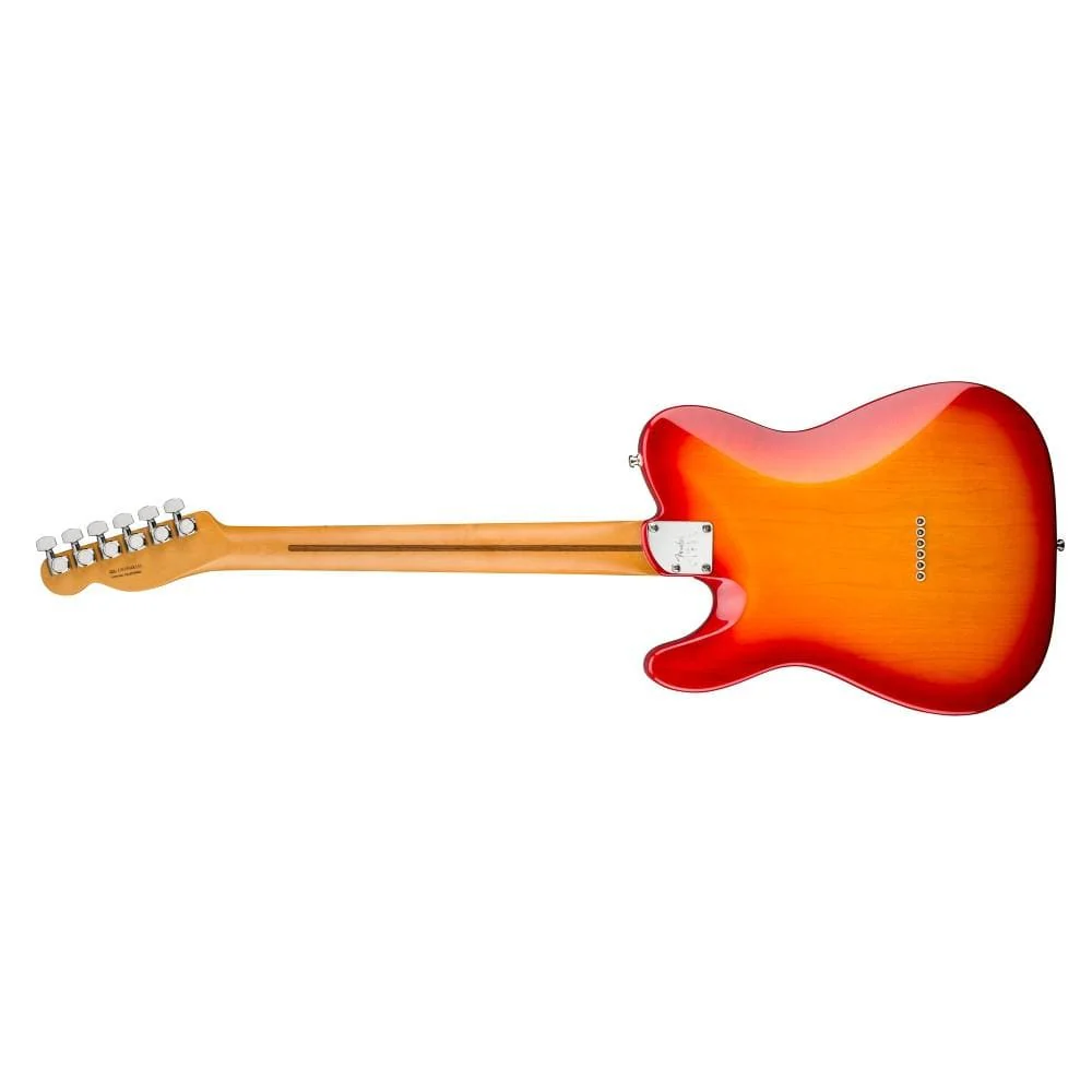 Fender American Ultra Telecaster Electric Guitar - Plasma Red Burst - Image 2