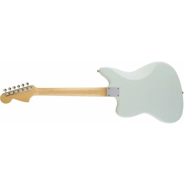 Fender American Vintage '65 Jaguar Electric Guitar, Bound Round-Lam Rosewood Fingerboard, Sonic Blue - Image 7