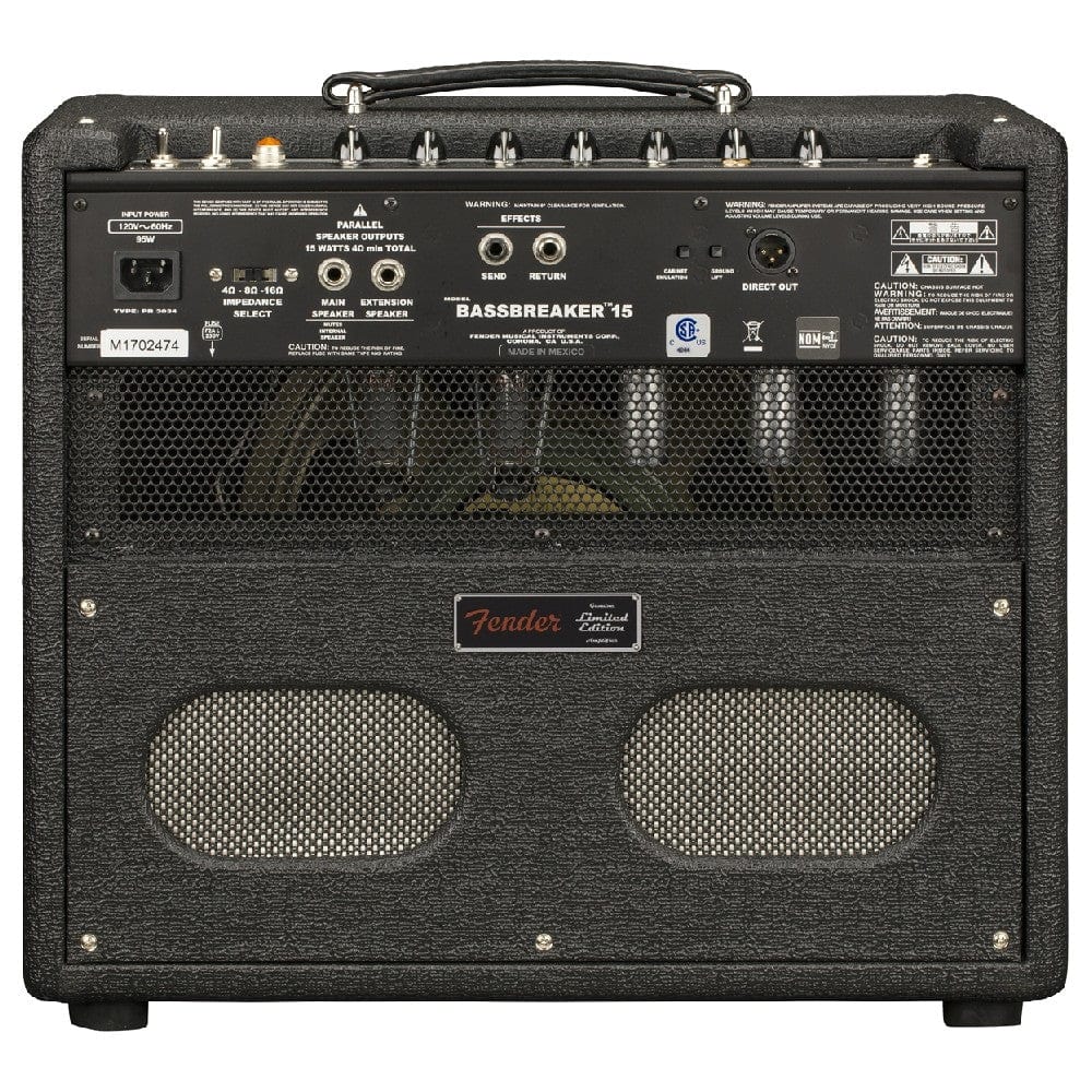 Fender Bassbreaker 15 Watts Limited Edition Guitar Amplifier - Midnight Oil - Image 4