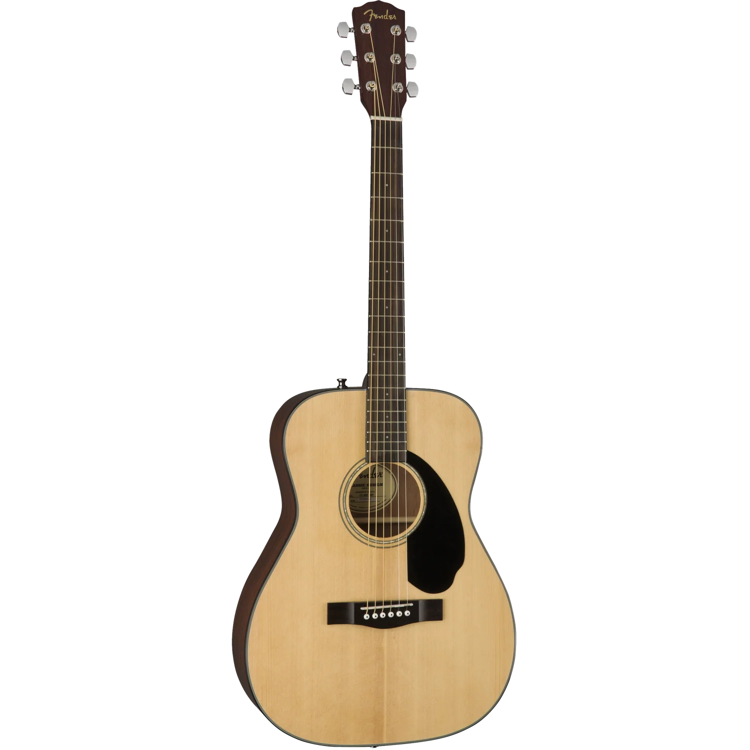 Fender CC-60S Concert Body Style Acoustic Guitar - Image 8