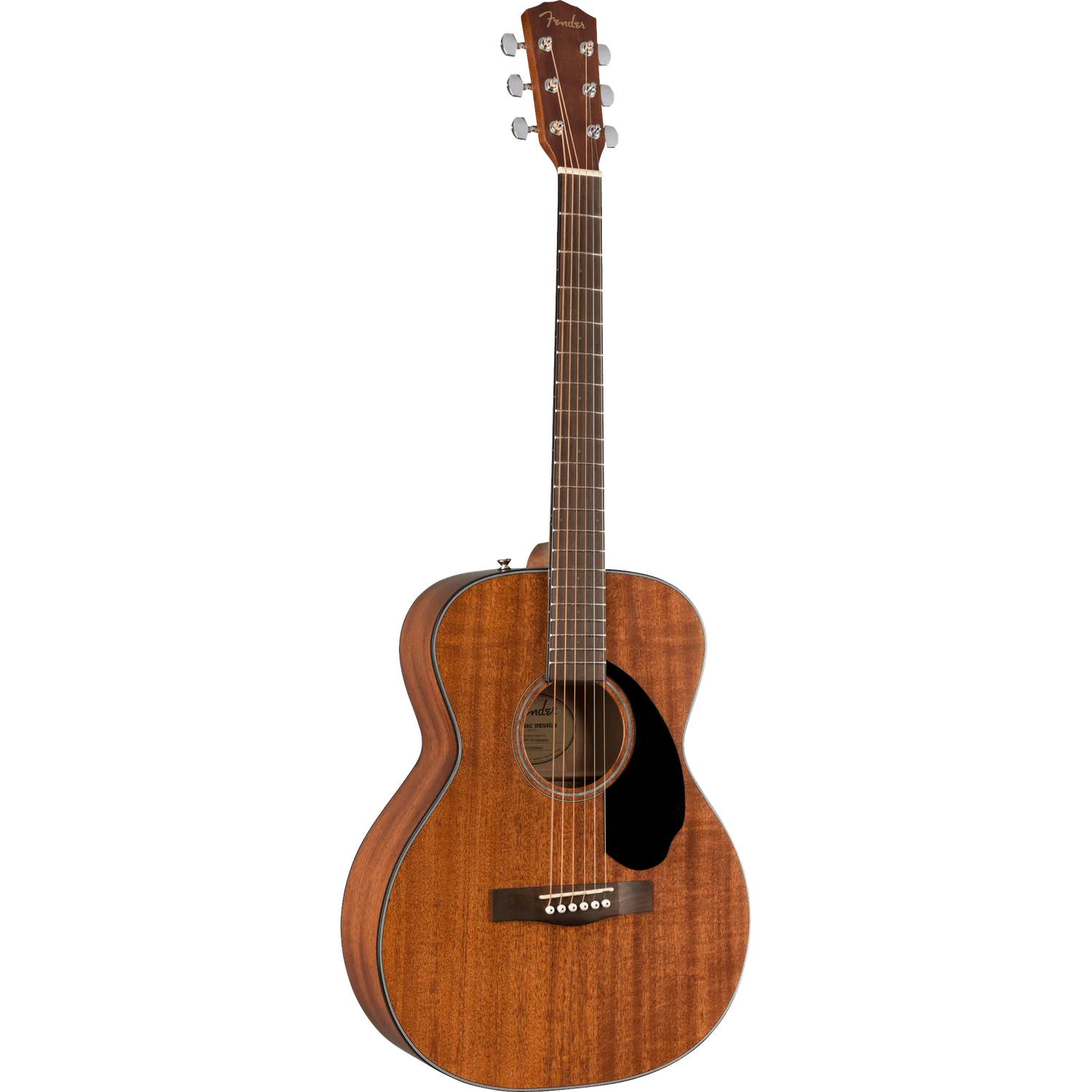 Fender CC-60S Concert Sized All-Mahogany Acoustic Guitar - Image 2