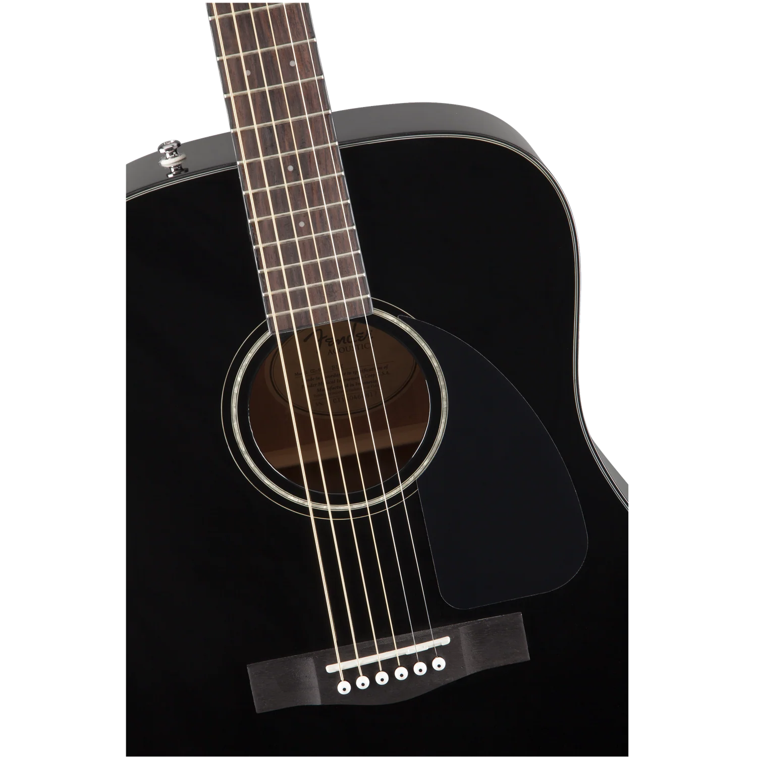 Fender CD 60 Dread V3 DS 6 String Acoustic Guitar Bundle with Dust Cover, Tuner, Cloth, Strap, Picks & Ebook - Image 13
