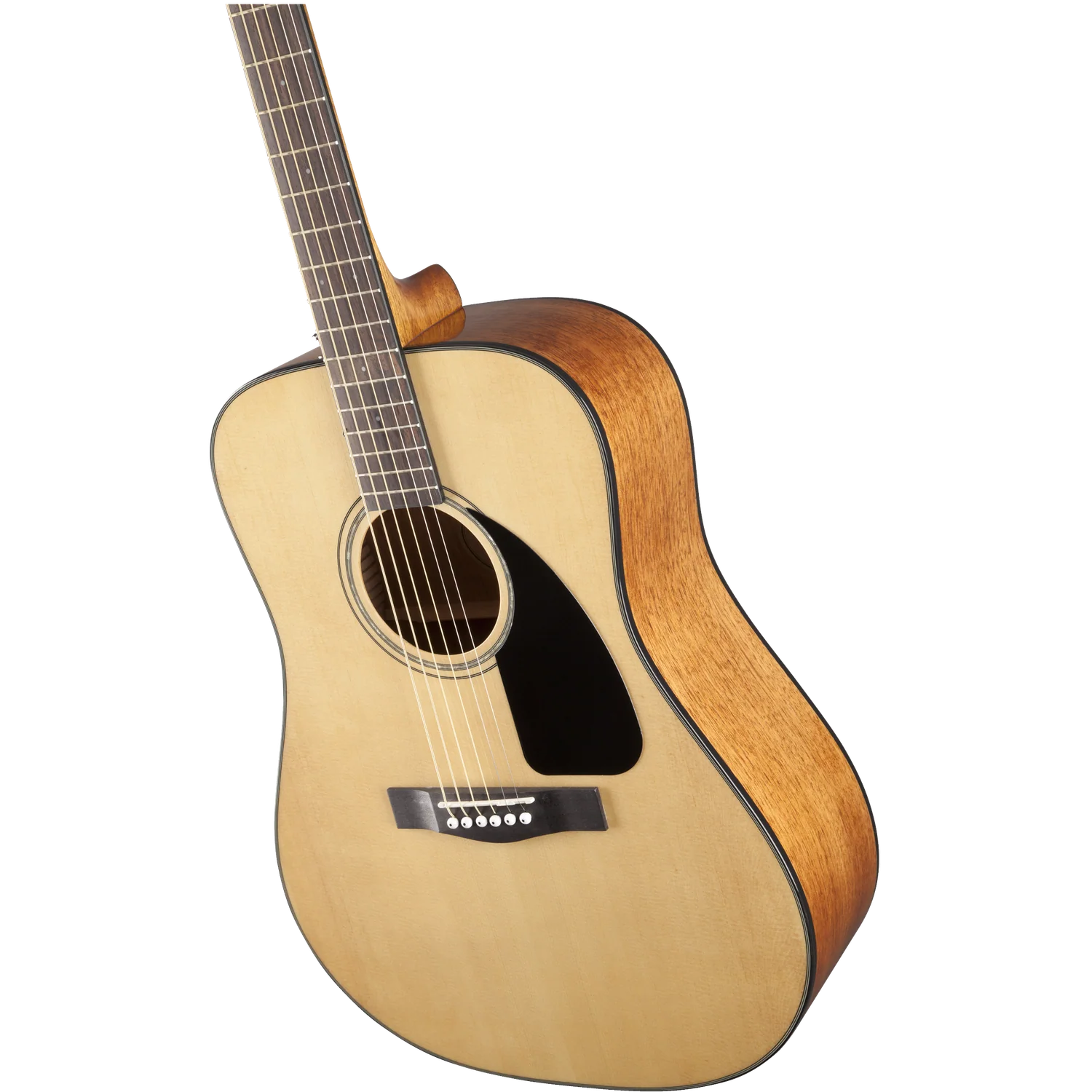 Fender CD 60 Dread V3 DS 6 String Acoustic Guitar Bundle with Dust Cover, Tuner, Cloth, Strap, Picks & Ebook - Image 5